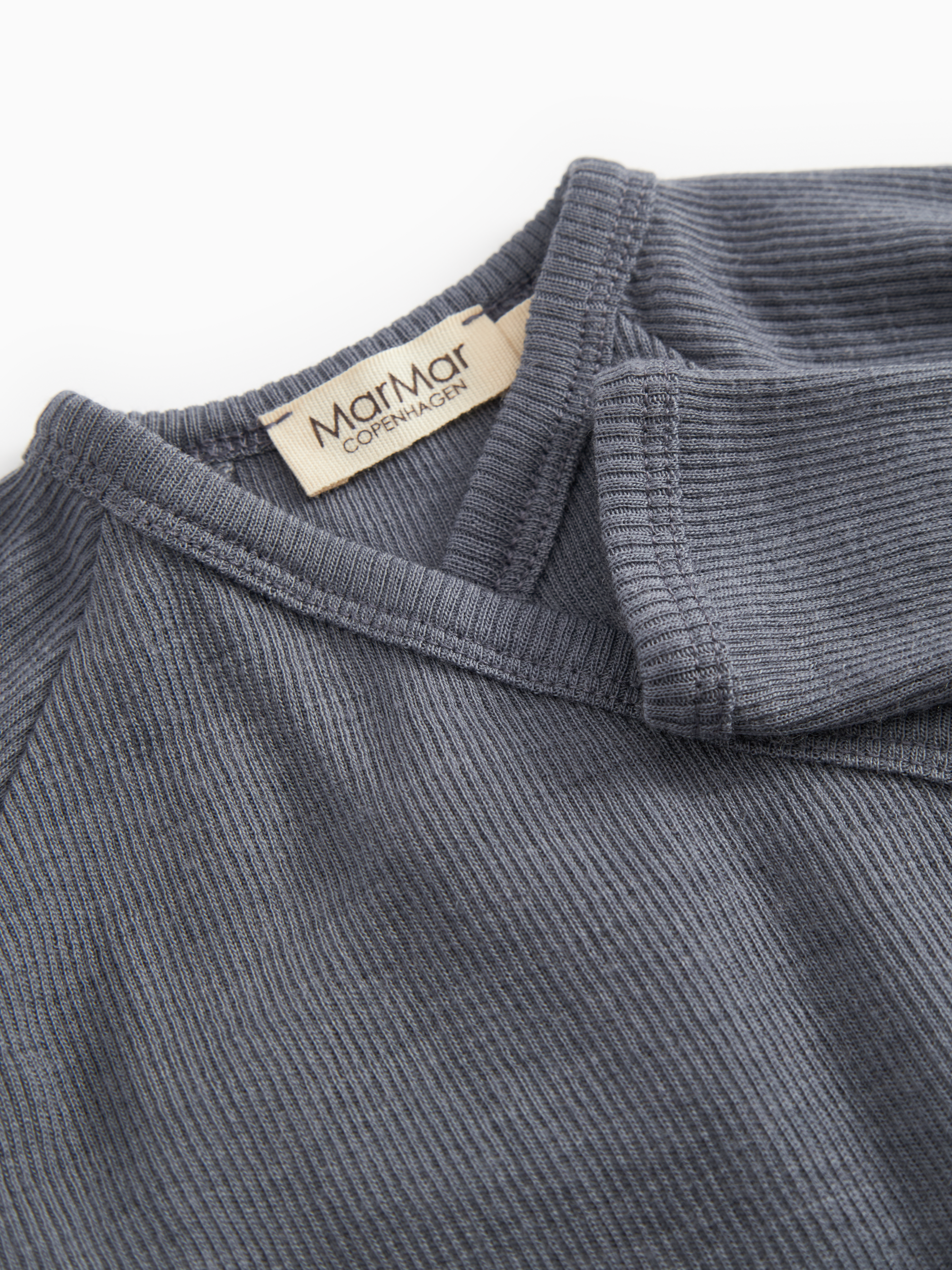 MarMar Copenhagen MarMar Copenhagen - Tut Wrap Wool Pointelle Newborn - Rainstorm - Pearls & Swines