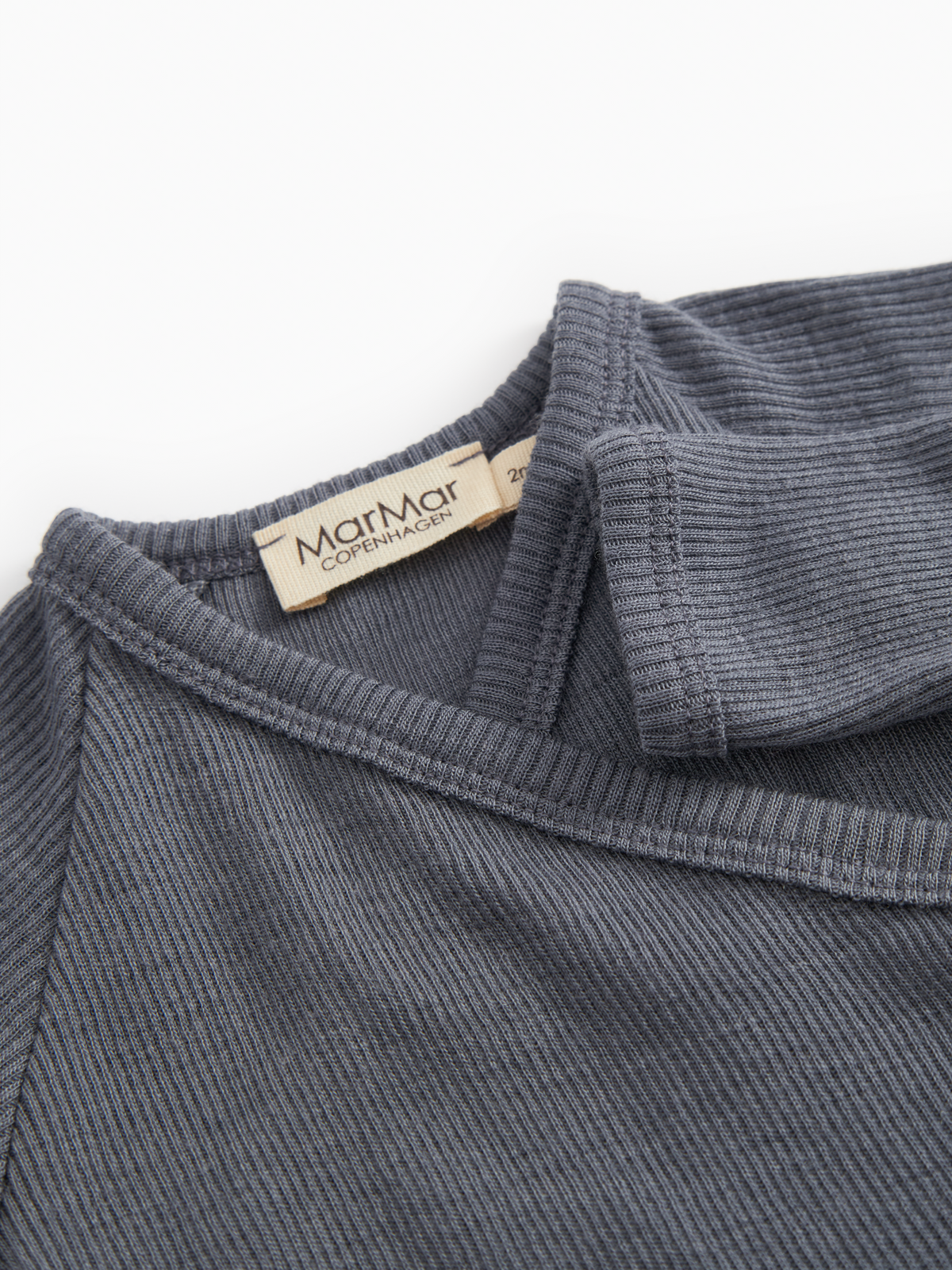 MarMar Copenhagen MarMar Copenhagen - Rubetta Wool Rib Newborn - Rainstorm - Pearls & Swines