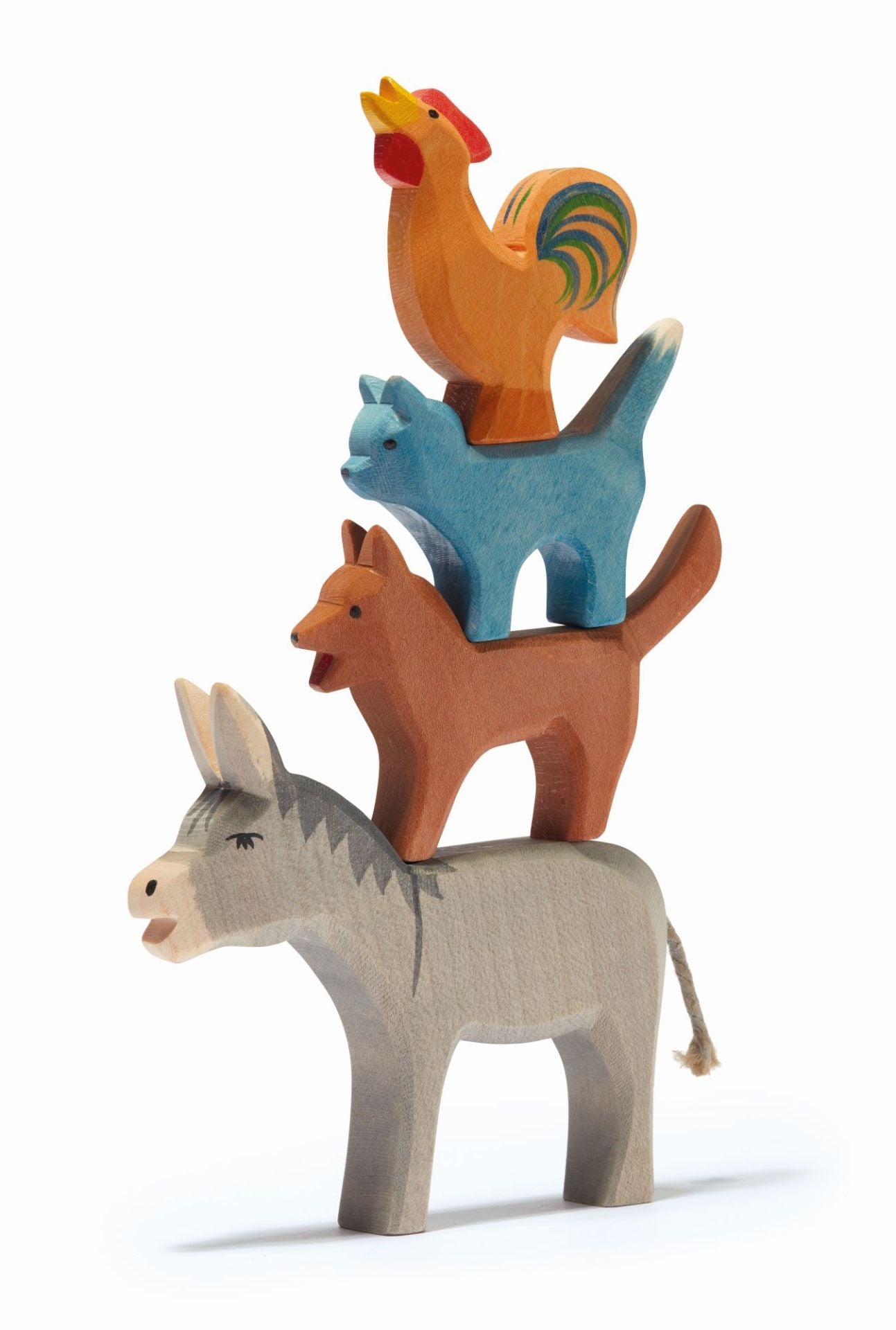 Ostheimer ostheimer - Bremen Cat - Wooden animal - Pearls & Swines