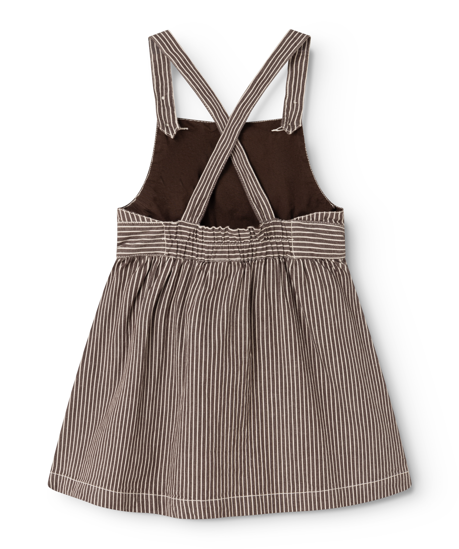 MarMar Copenhagen MarMar Copenhagen - Sanne soft denim Dresses - Dark Brownie stripe - Pearls & Swines
