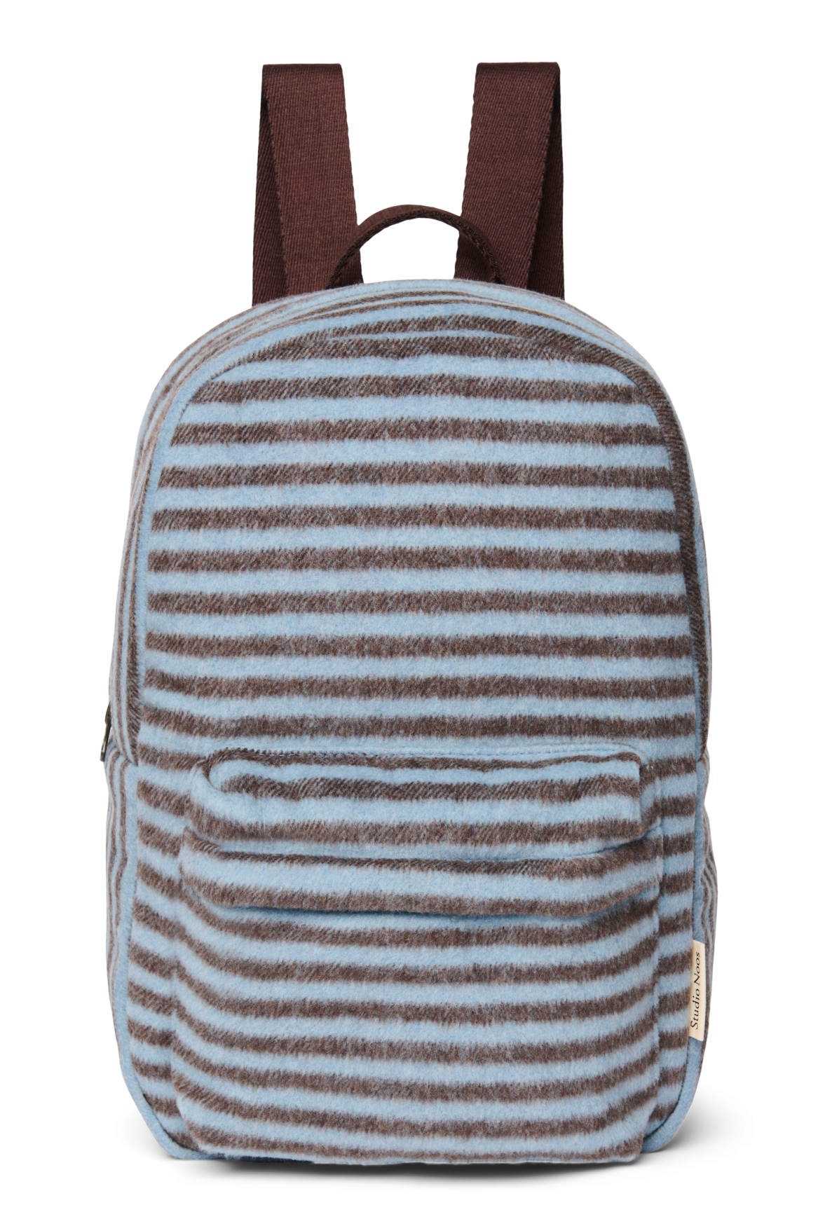 Pearls and Swines Studio Noos - Wool Midi Backpack with Front Pocket - Stripy - Pearls & Swines