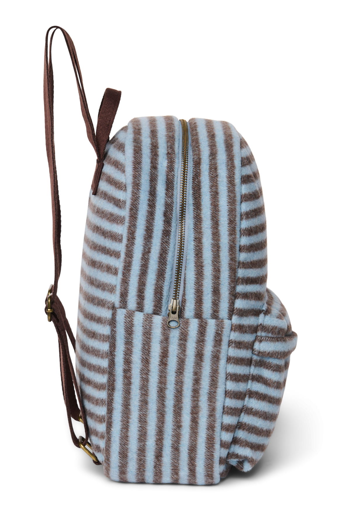 Pearls and Swines Studio Noos - Wool Midi Backpack with Front Pocket - Stripy - Pearls & Swines