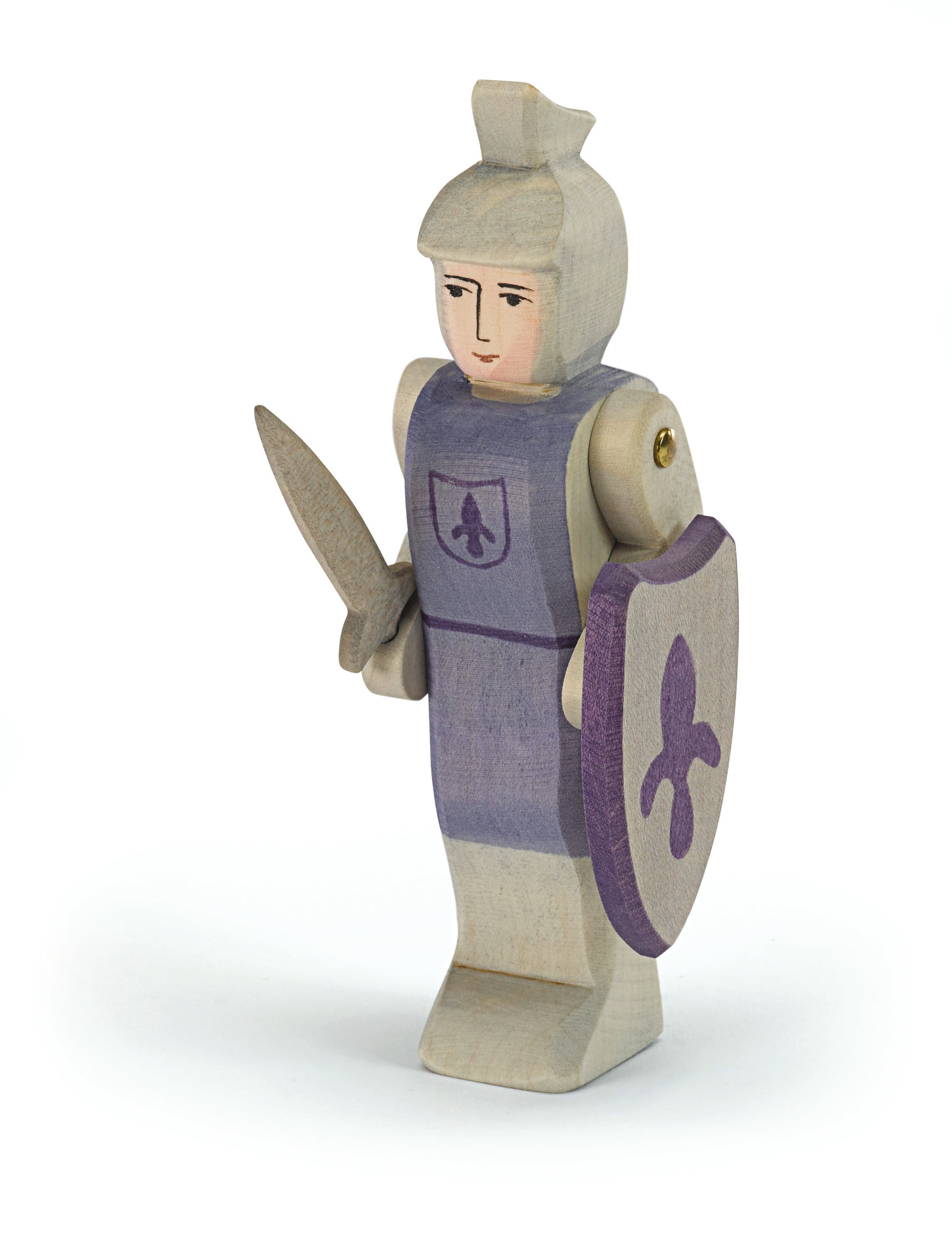 Ostheimer ostheimer - Knight Standing Blue - Wooden figure - Pearls & Swines
