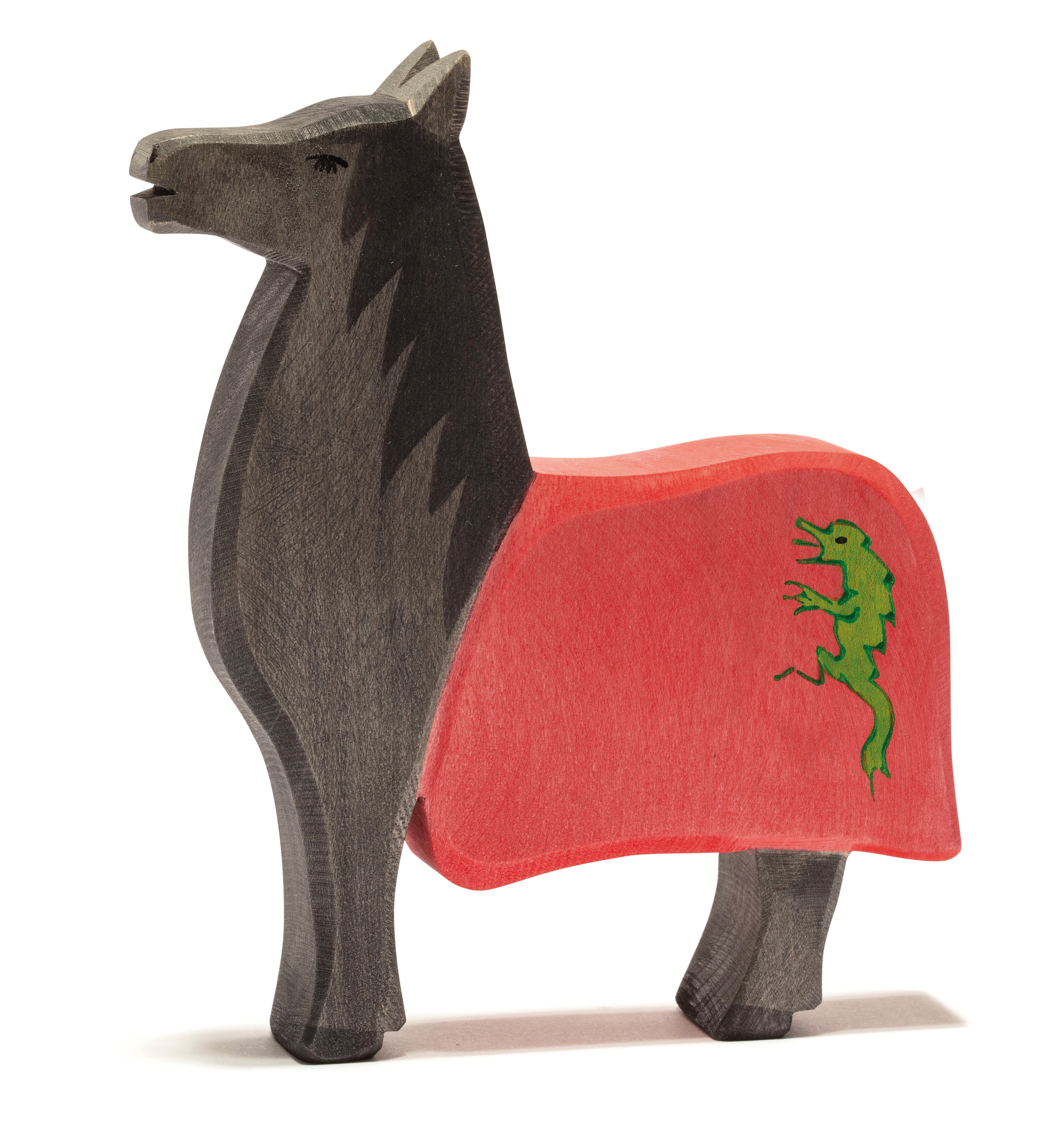 Ostheimer ostheimer - Horse Black Knight - Wooden animal - Pearls & Swines
