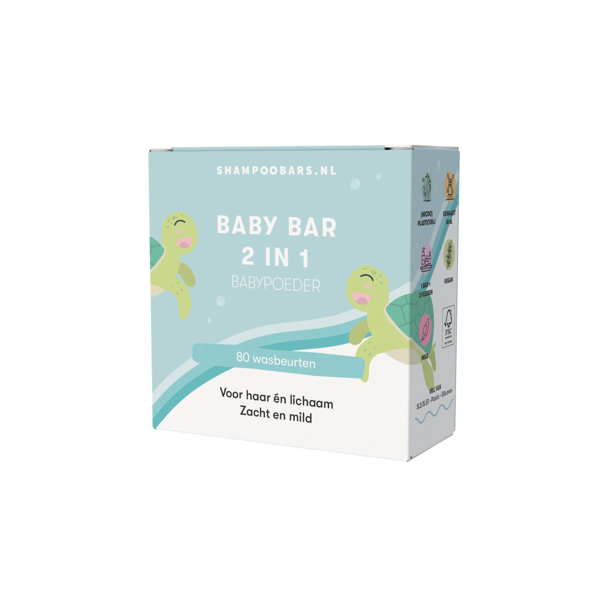 Shampoobars Shampoobars - 2 in 1 bar - Baby Bar - Pearls & Swines
