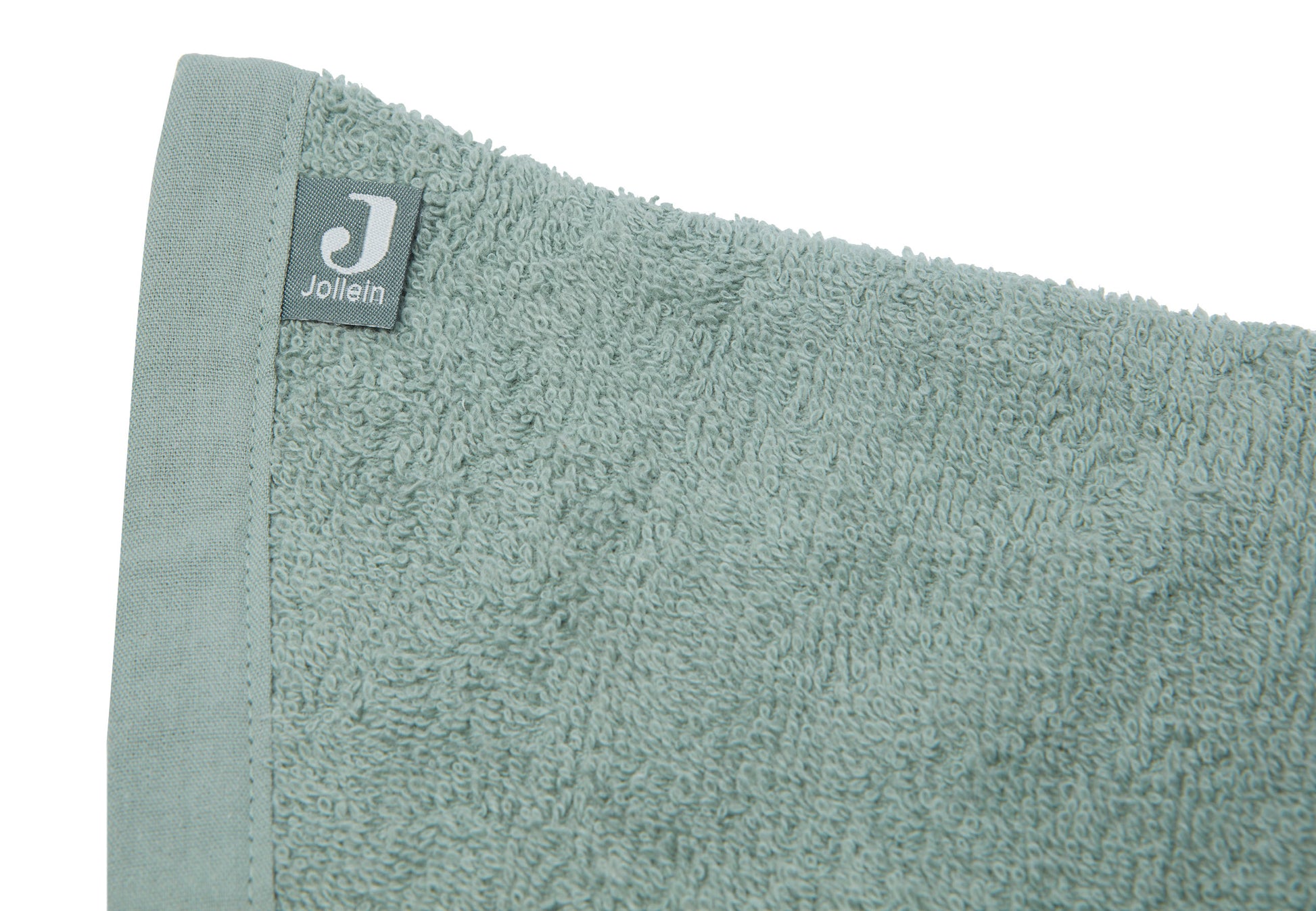 Jollein Jollein - Washcloth Terry with Ears - Sea Green - Pearls & Swines