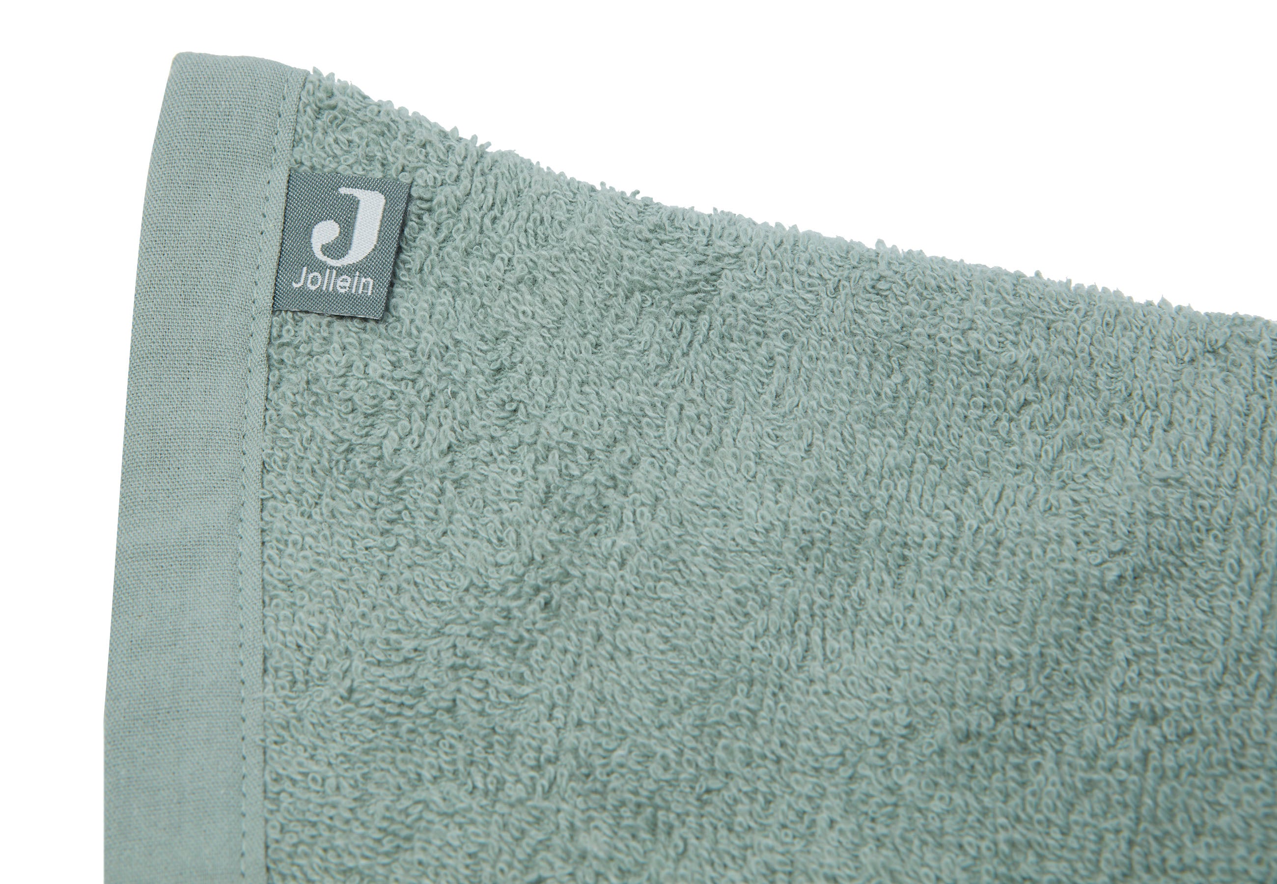 Jollein Jollein - Washcloth Terry Ears - Ash Green - Pearls & Swines