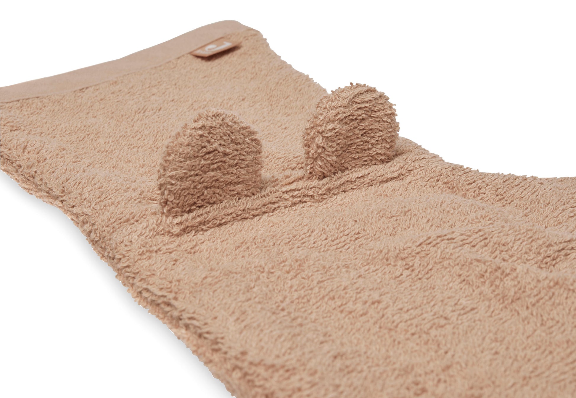 Jollein Jollein - Washcloth Terry with Ears - Biscuit - Pearls & Swines