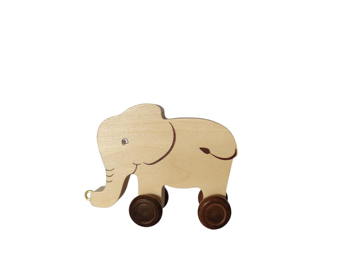 RyanTown RyanTown - Letter Train - Natural wood - Pearls & Swines