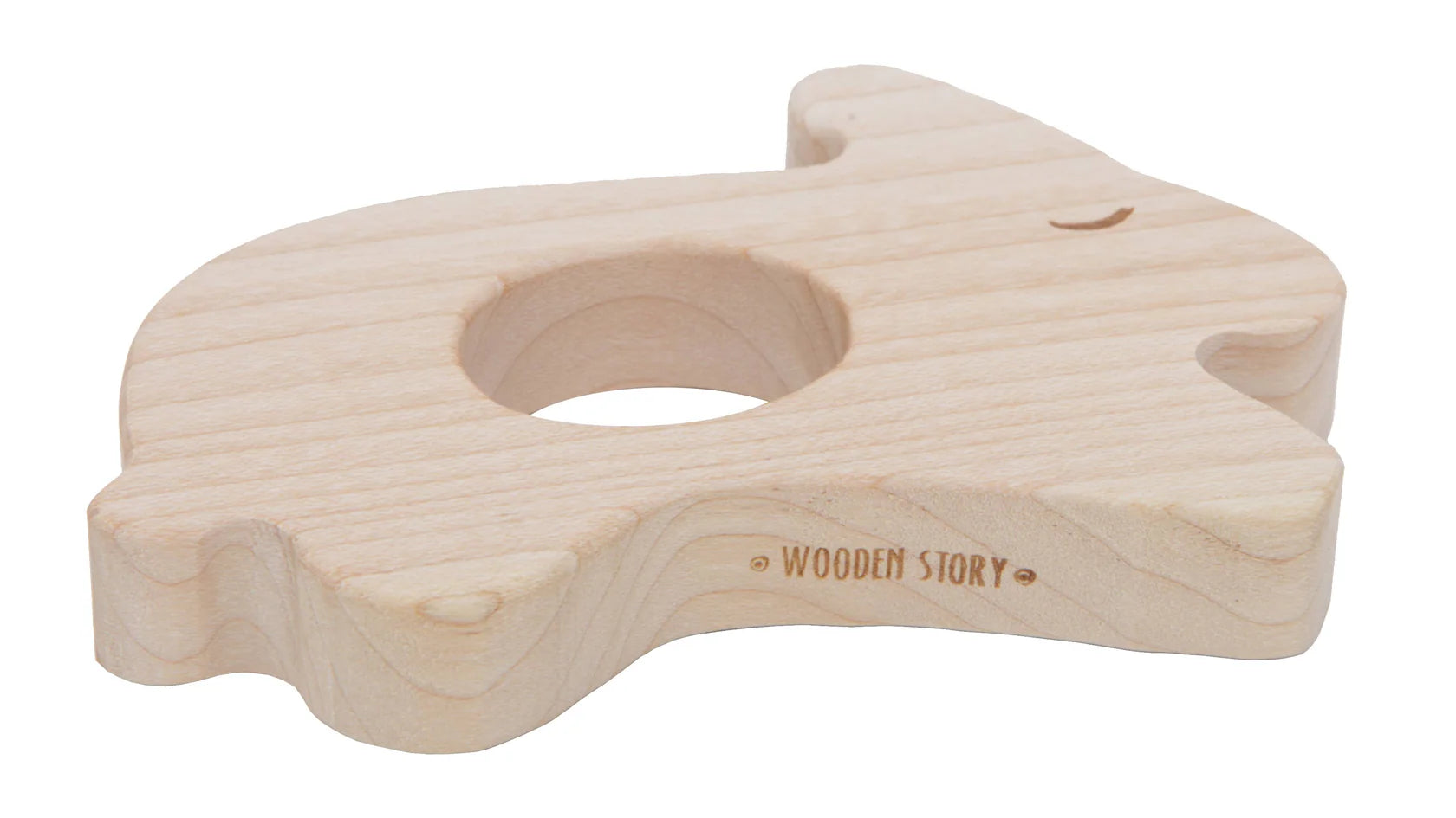 Wooden Story Wooden Story - Wooden teether - Baby rabbit - Pearls & Swines
