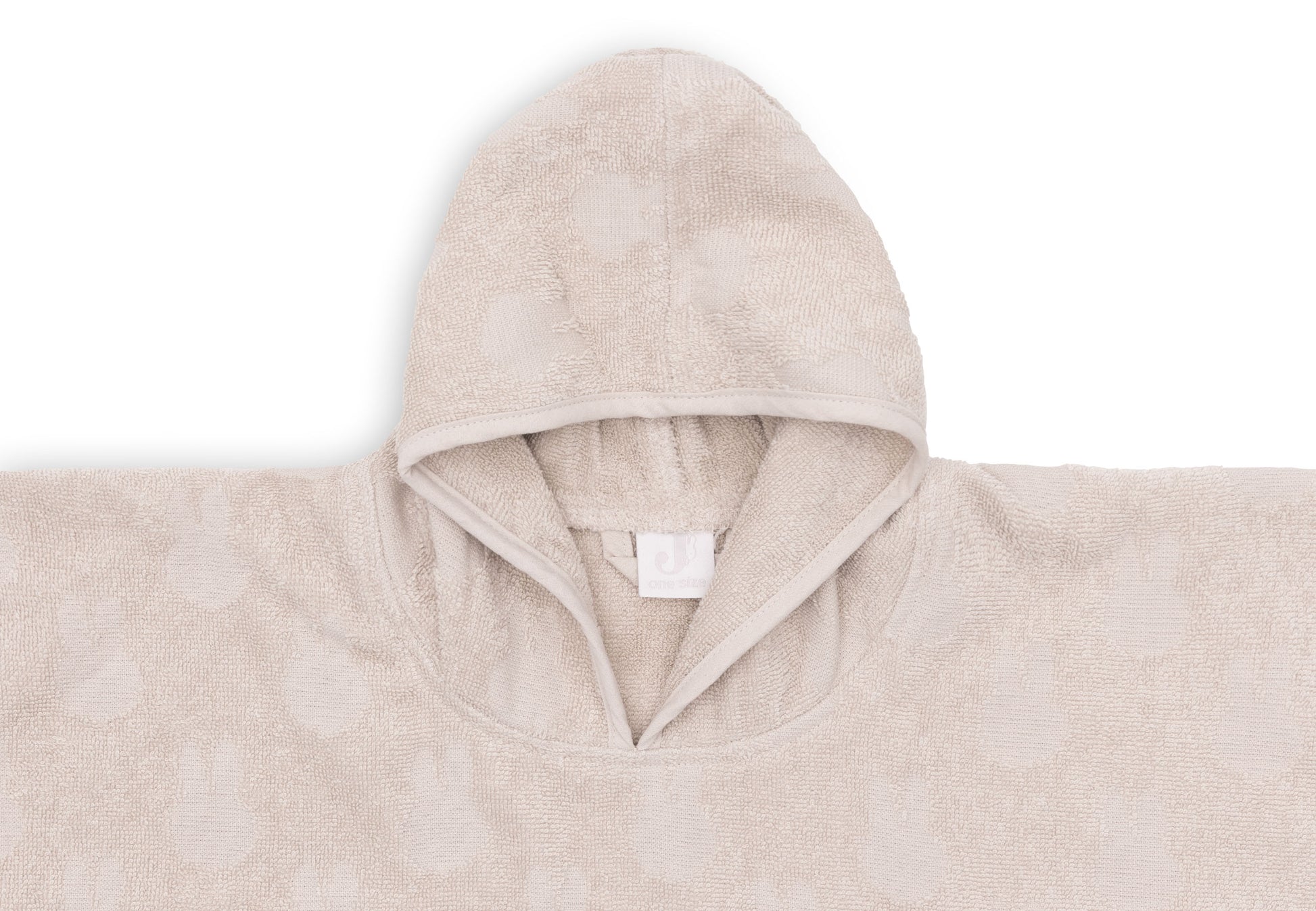 Jollein Jollein - Bath Poncho Terry Miffy Jacquard - Nougat - Pearls & Swines