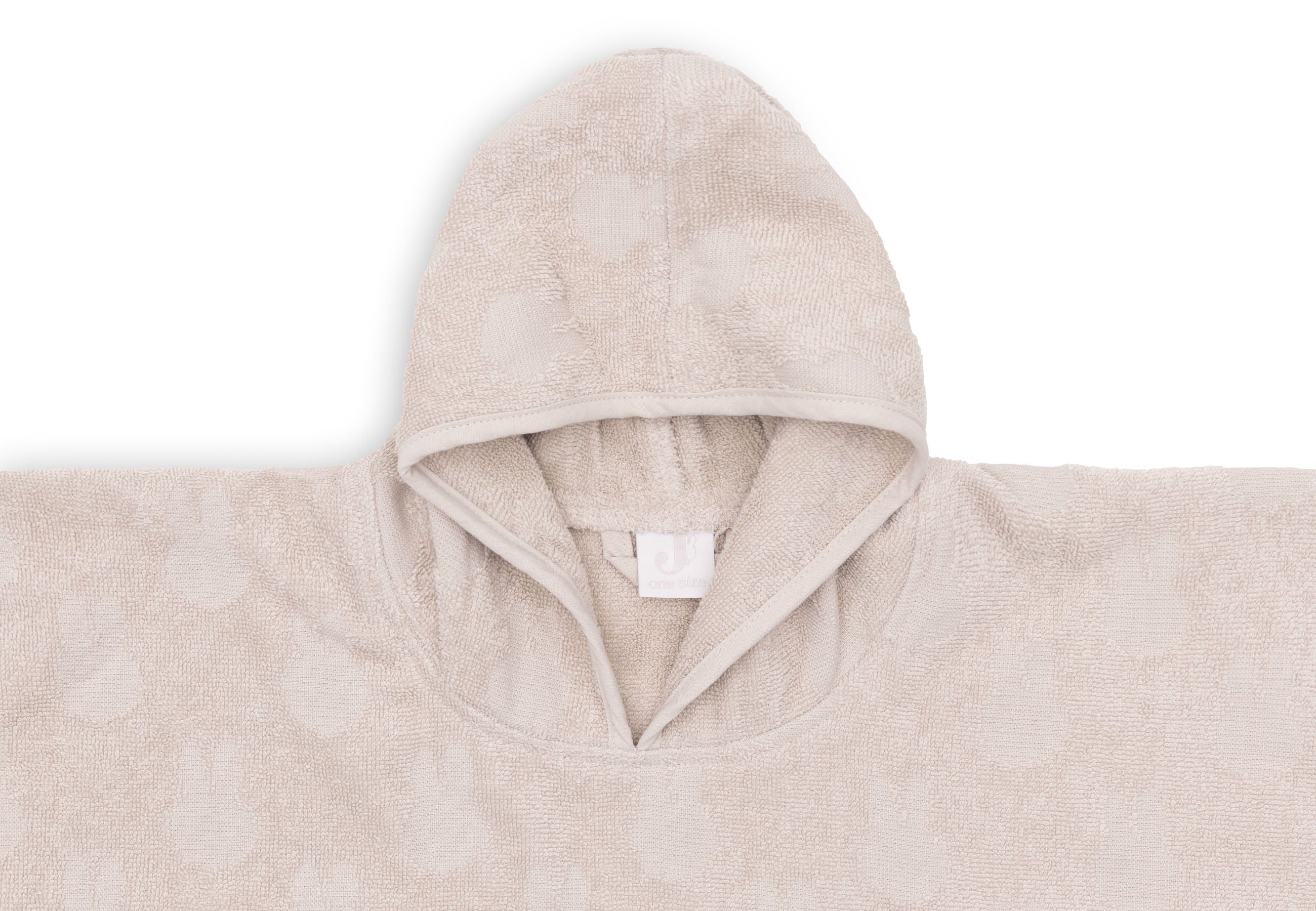Jollein Jollein - Bath Poncho Terry Miffy Jacquard - Nougat - Pearls & Swines