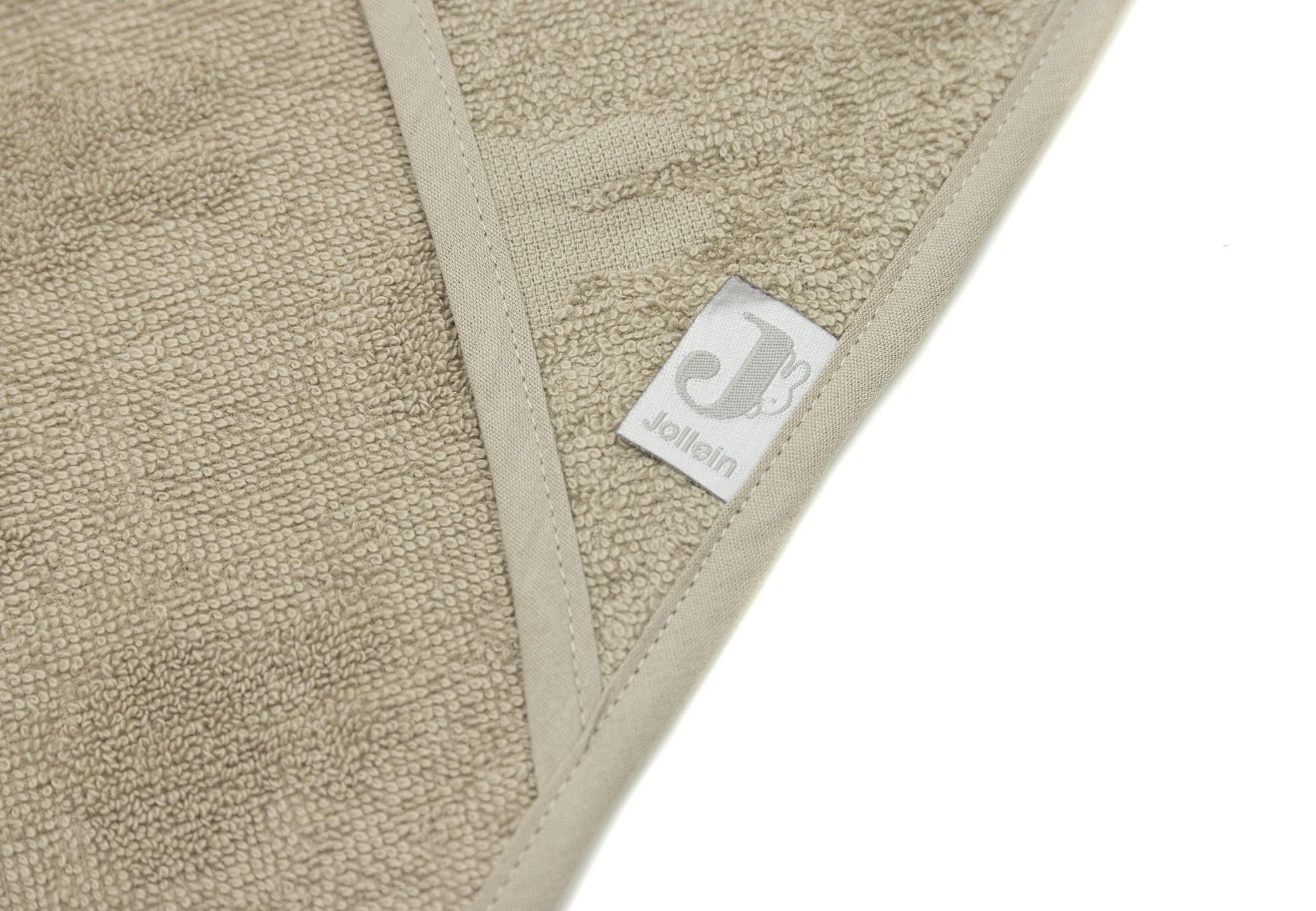 Jollein Jollein - Bath Cape Terry Miffy Jacquard - Olive Green - Pearls & Swines