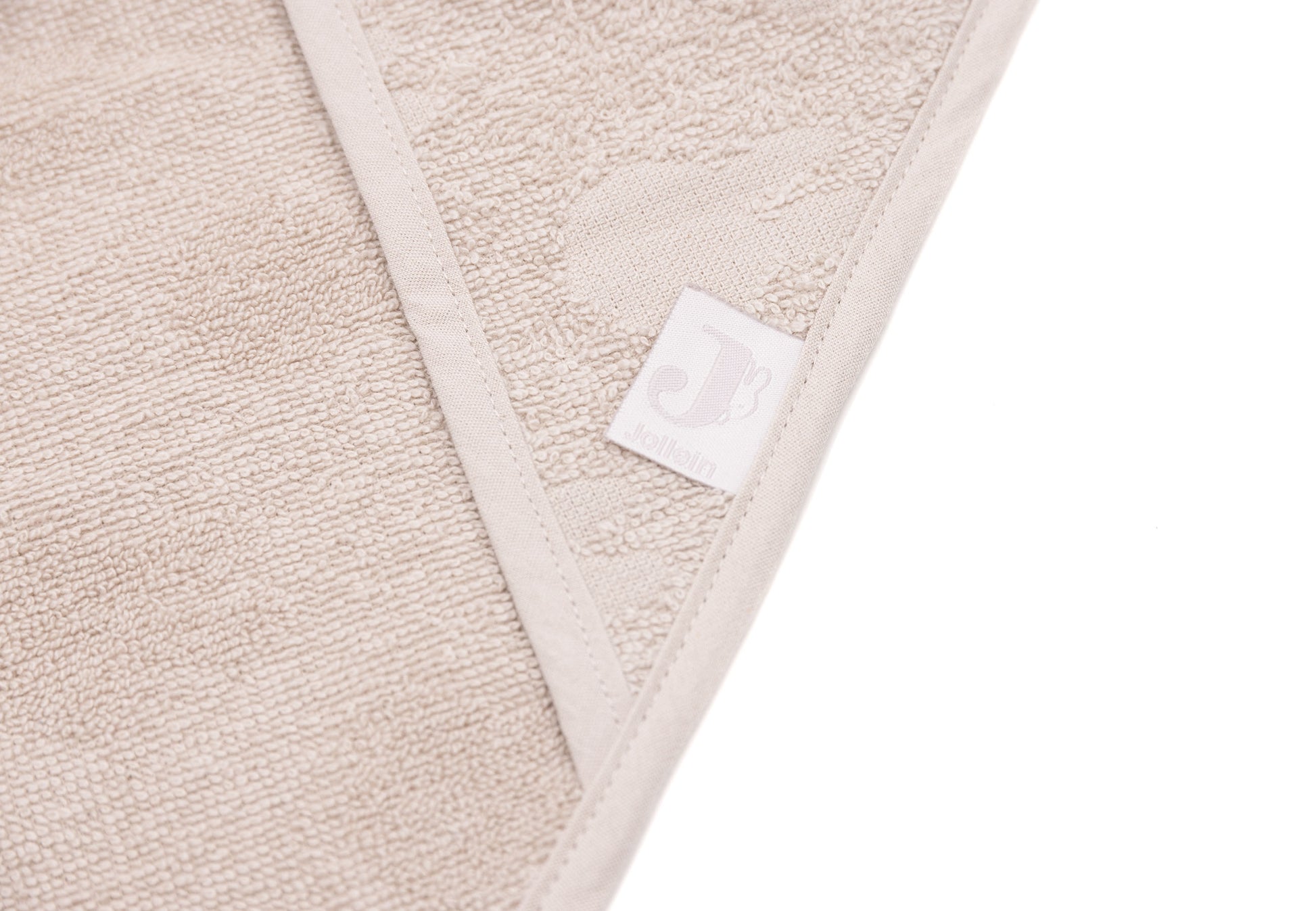 Jollein Jollein - Bath Cape Terry Miffy Jacquard - Nougat - Pearls & Swines
