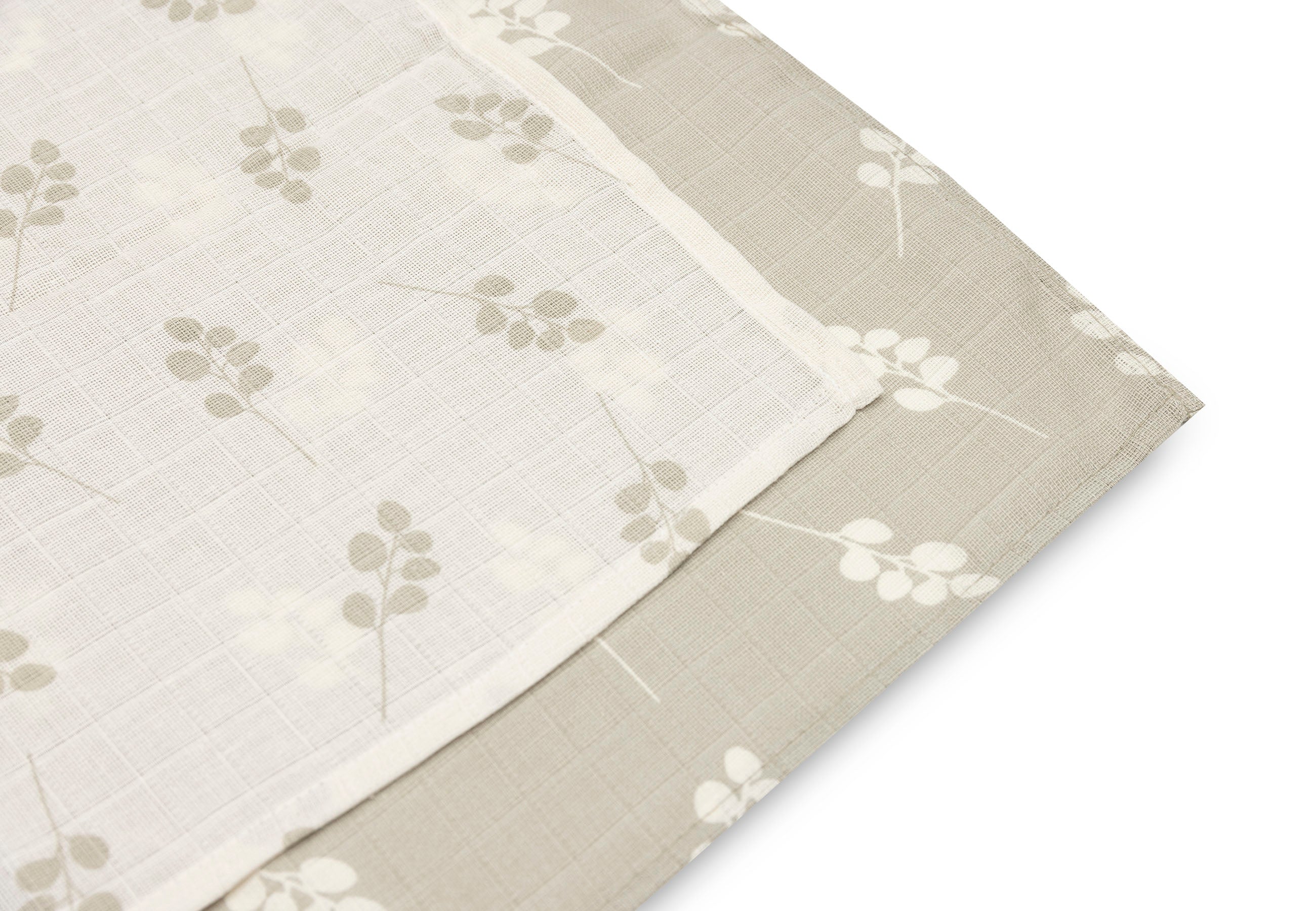 Jollein Jollein - Swaddle Muslin - Twig Olive Green - 2 pack - Pearls & Swines