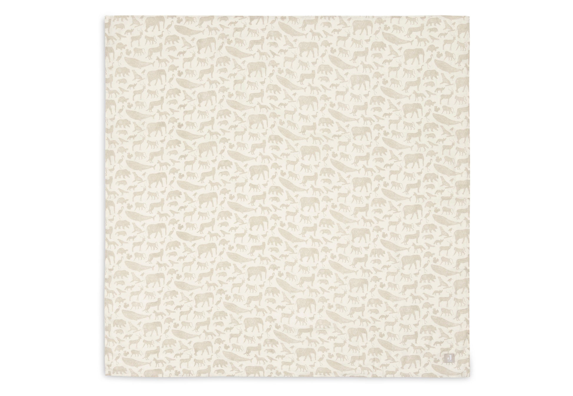 Jollein Jollein - Swaddle Muslin - Animals Nougat - 2 pack - Pearls & Swines