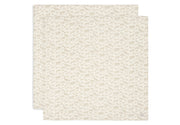 Jollein Jollein - Swaddle Muslin - Animals Nougat - 2 pack - Pearls & Swines