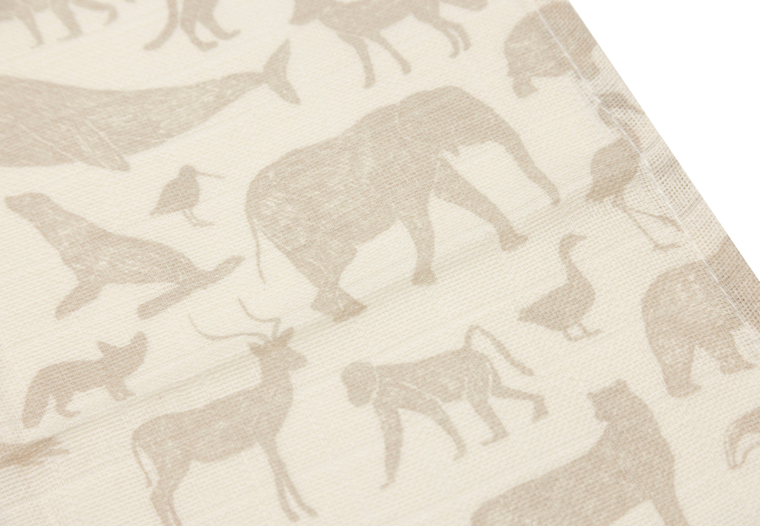Jollein Jollein - Mouth Cloth Muslin - Animals Nougat - 3 Pack - Pearls & Swines