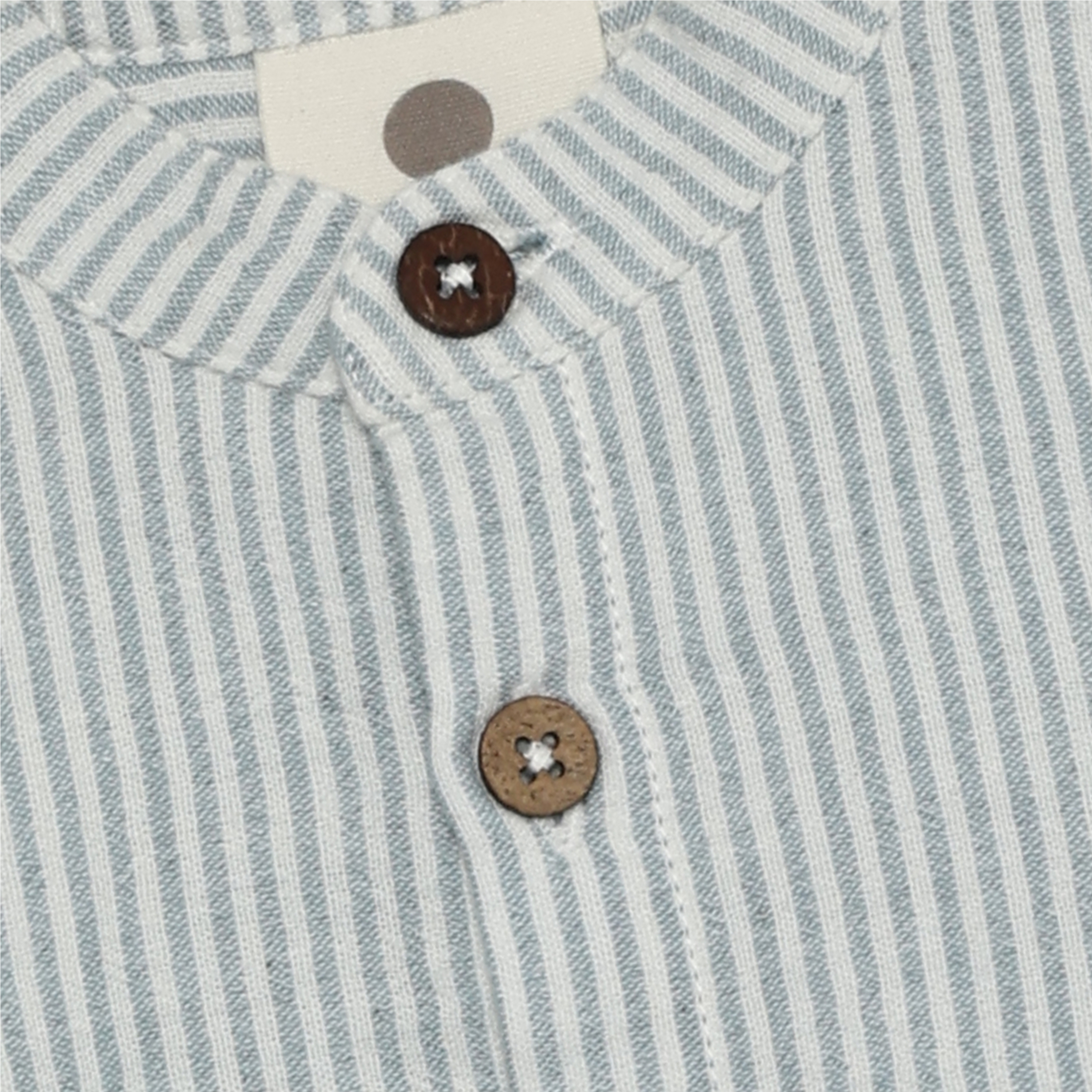 Enfant Enfant - Shirt LS Muslin Stripe - Citadel - Pearls & Swines