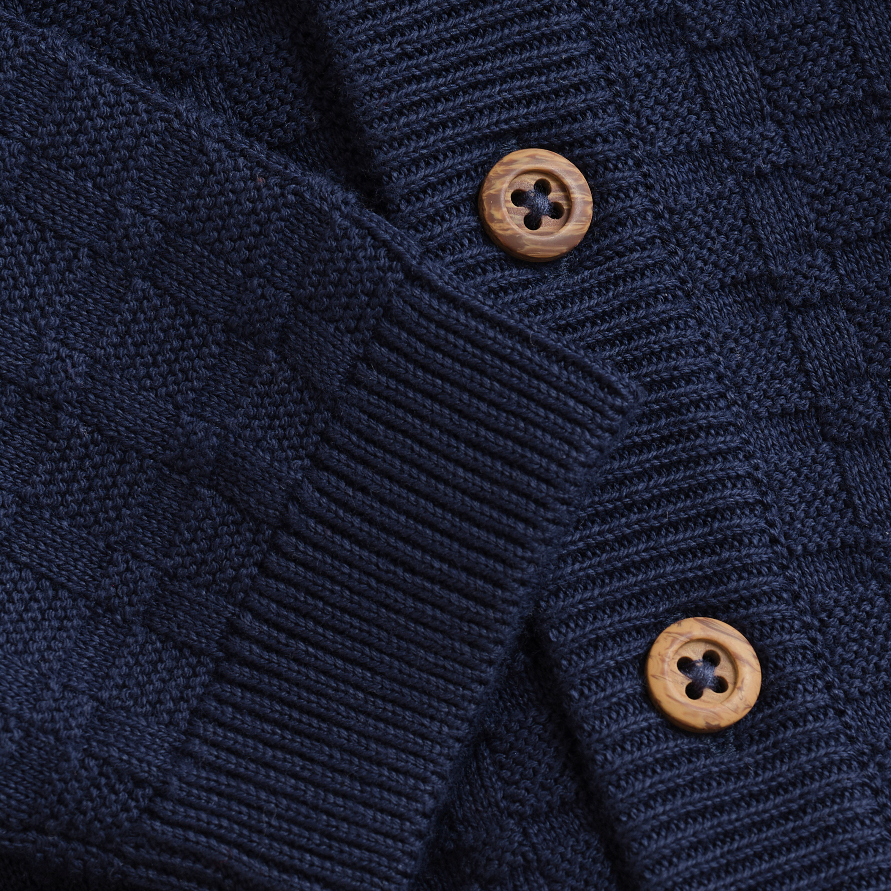 Enfant Enfant - Knit Cardigan - Medieval Blue - Pearls & Swines