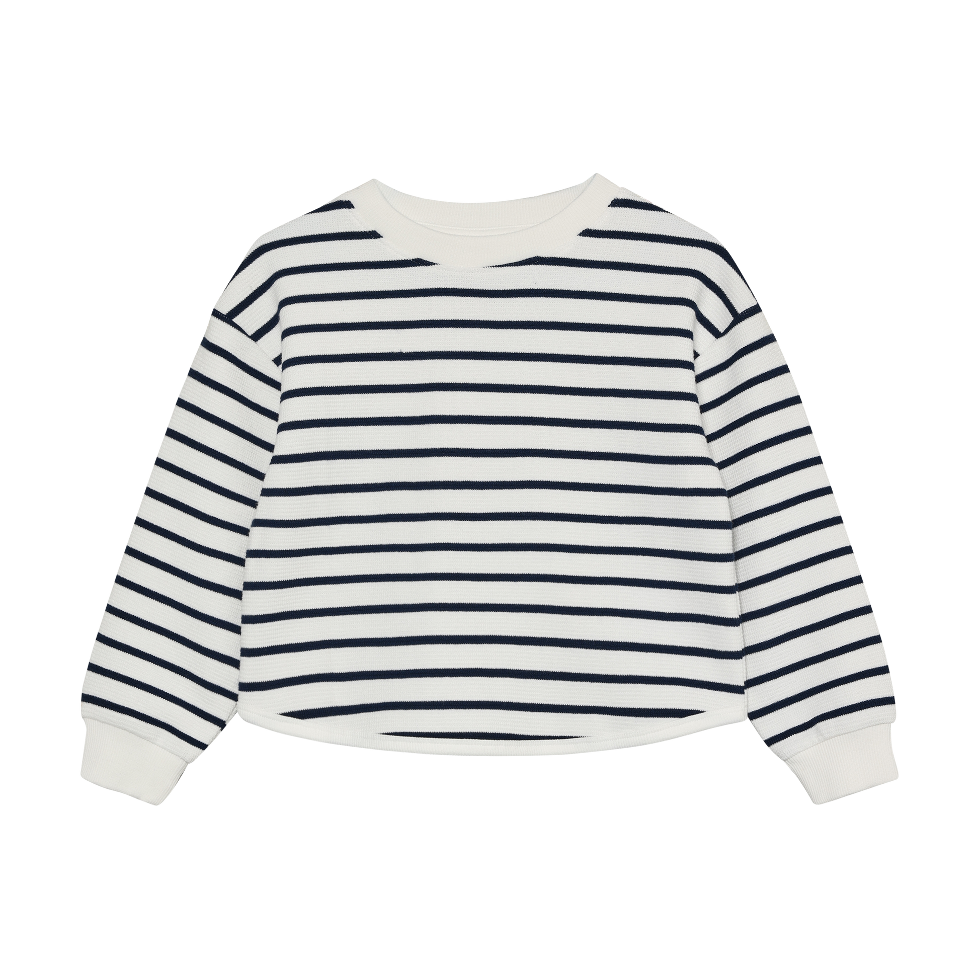 Enfant Enfant - Sweatshirt Stripe - Medieval Blue - Pearls & Swines