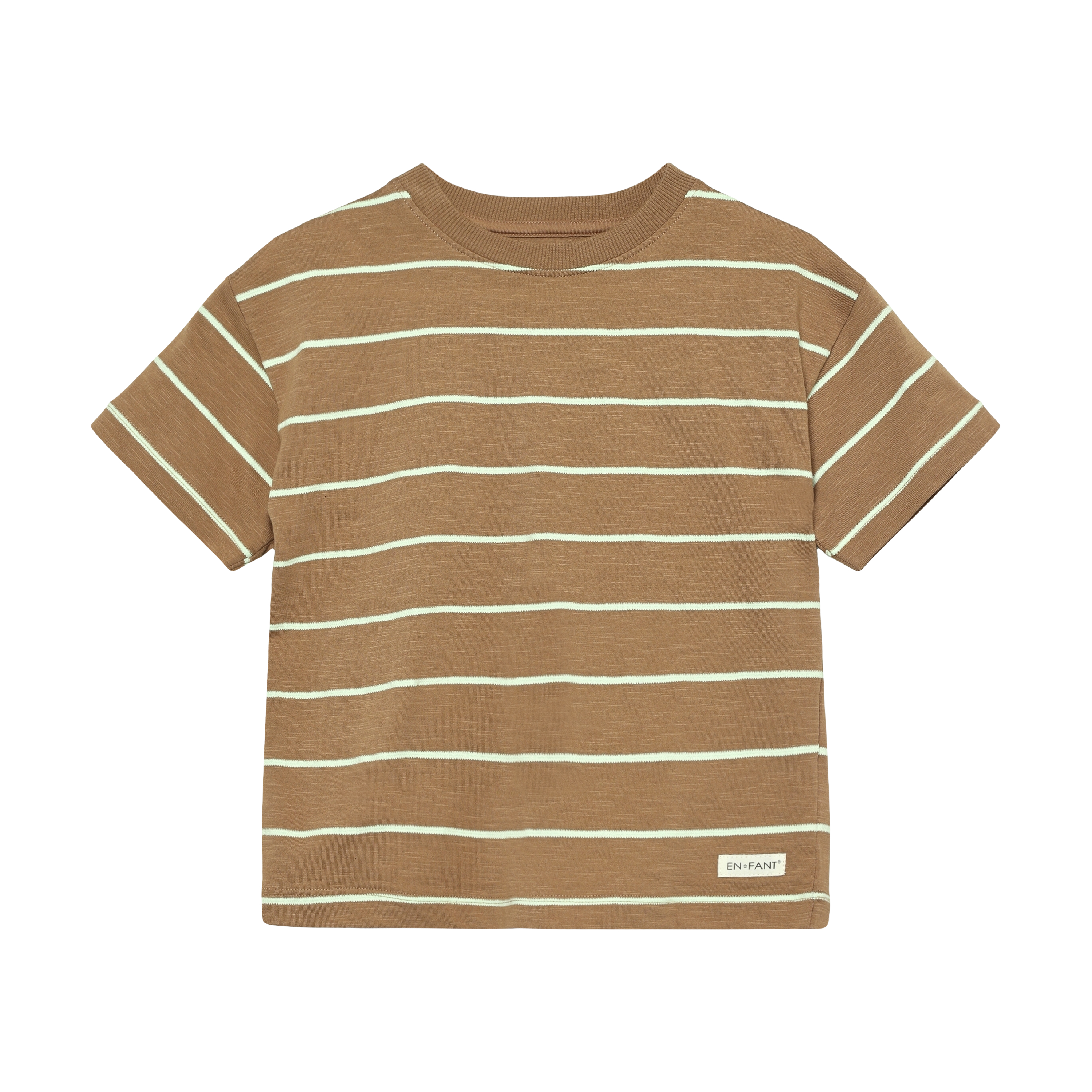Enfant Enfant - T-shirt SS Stripe - Tiger's Eye - Pearls & Swines
