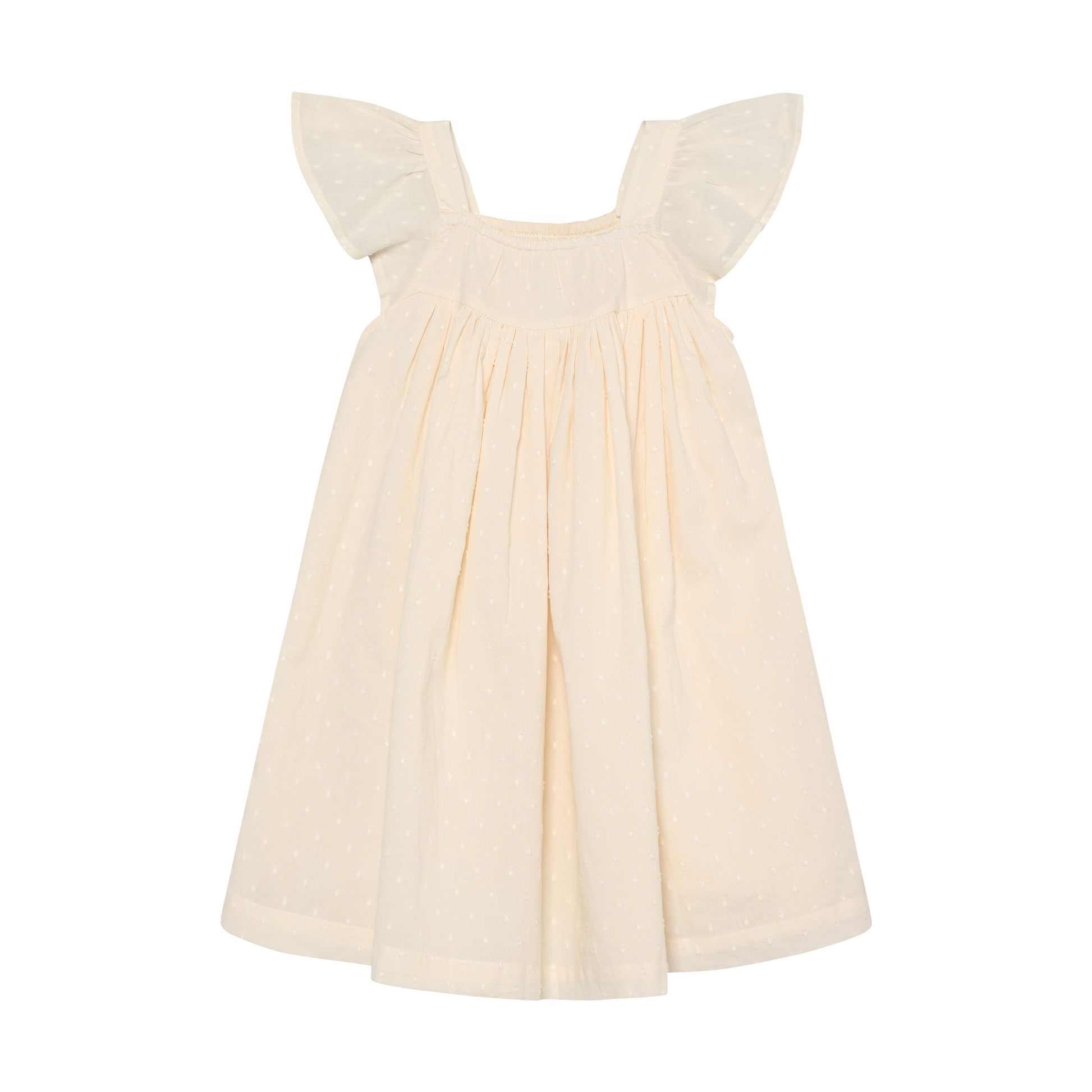 Enfant Enfant - Dress NS Dobby - Eggnog - Pearls & Swines