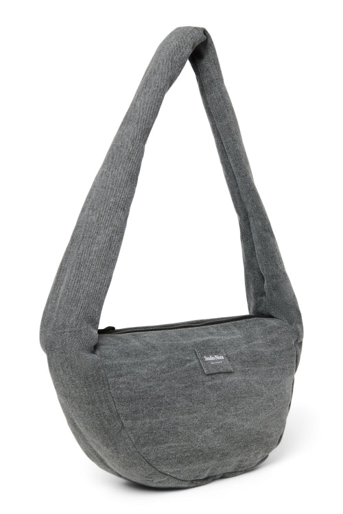 Pearls & Swines Studio Noos - Denim Mini Cross Body Bag - Grey - Pearls & Swines