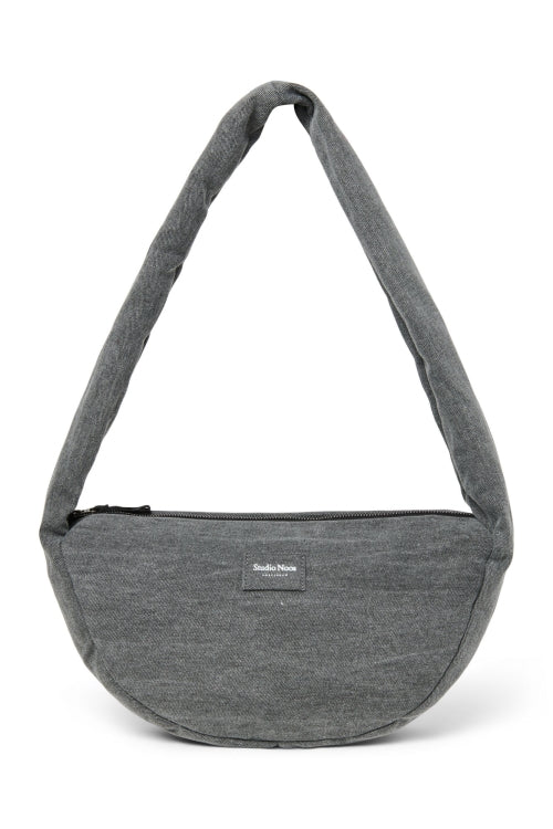 Pearls & Swines Studio Noos - Denim Mini Cross Body Bag - Grey - Pearls & Swines