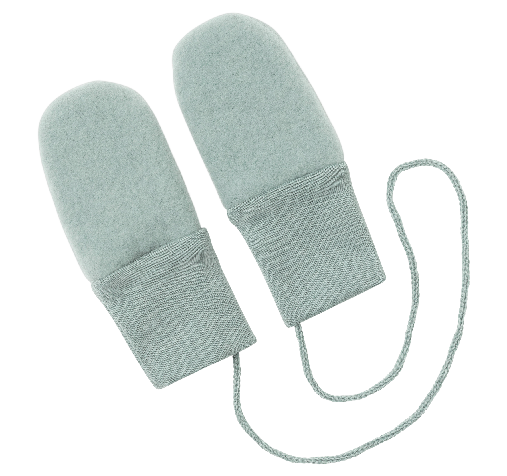 Engel Natur Engel Natur - Wool Mittens - Moutain Blue Melange - Pearls & Swines