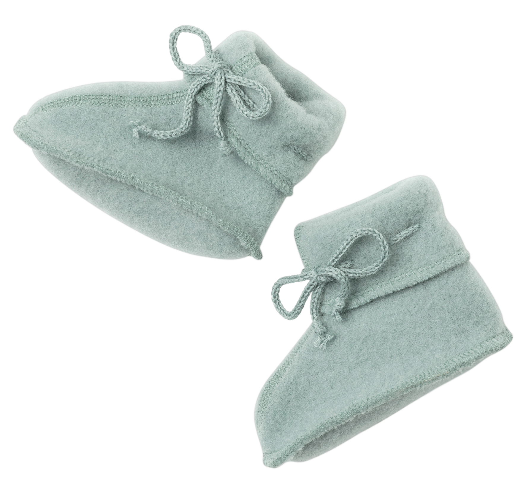 Engel Natur Engel Natur - Wool Booties - Moutain Blue Melange - Pearls & Swines