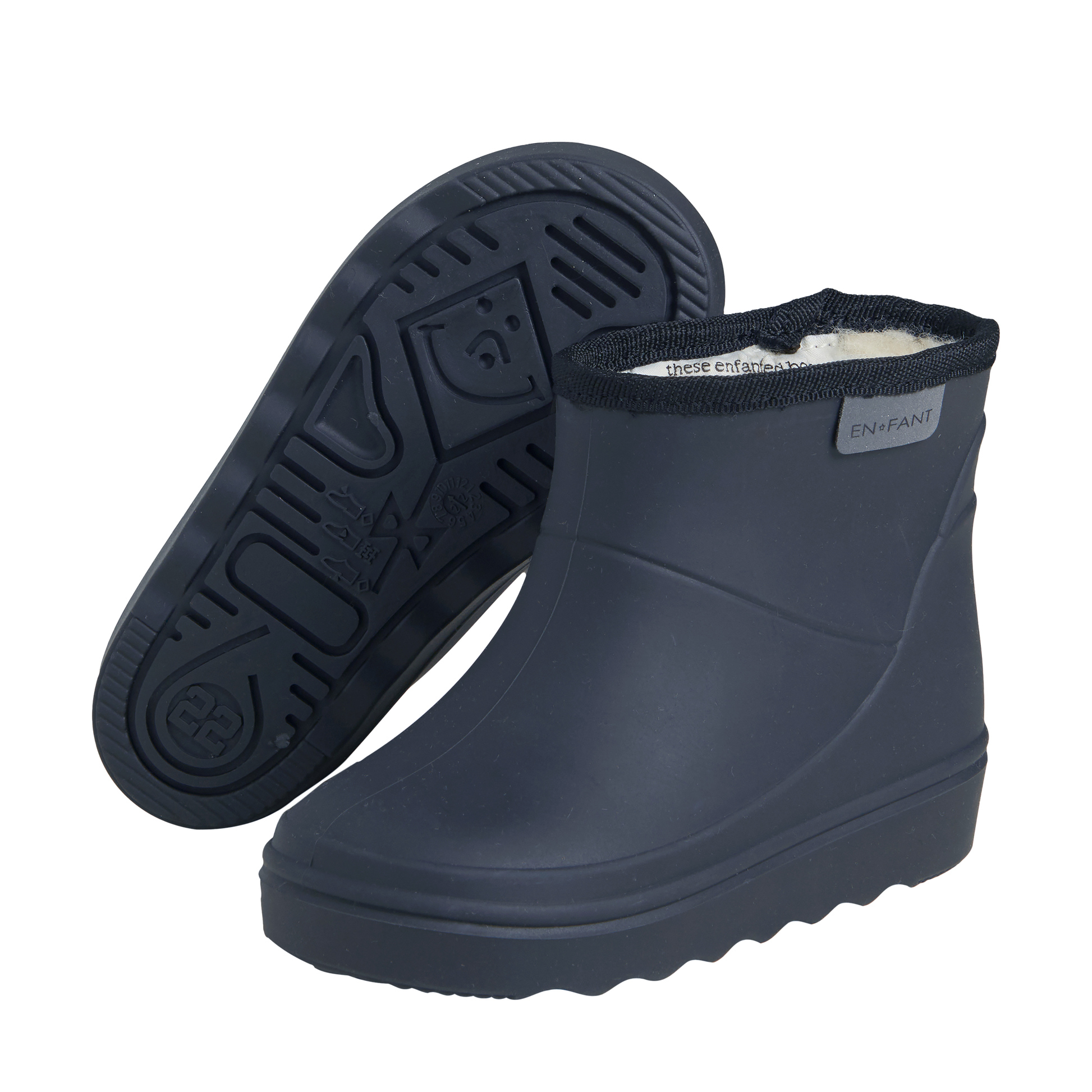 Enfant Enfant - Thermo Boot Short Solid - Blue Night - Pearls & Swines