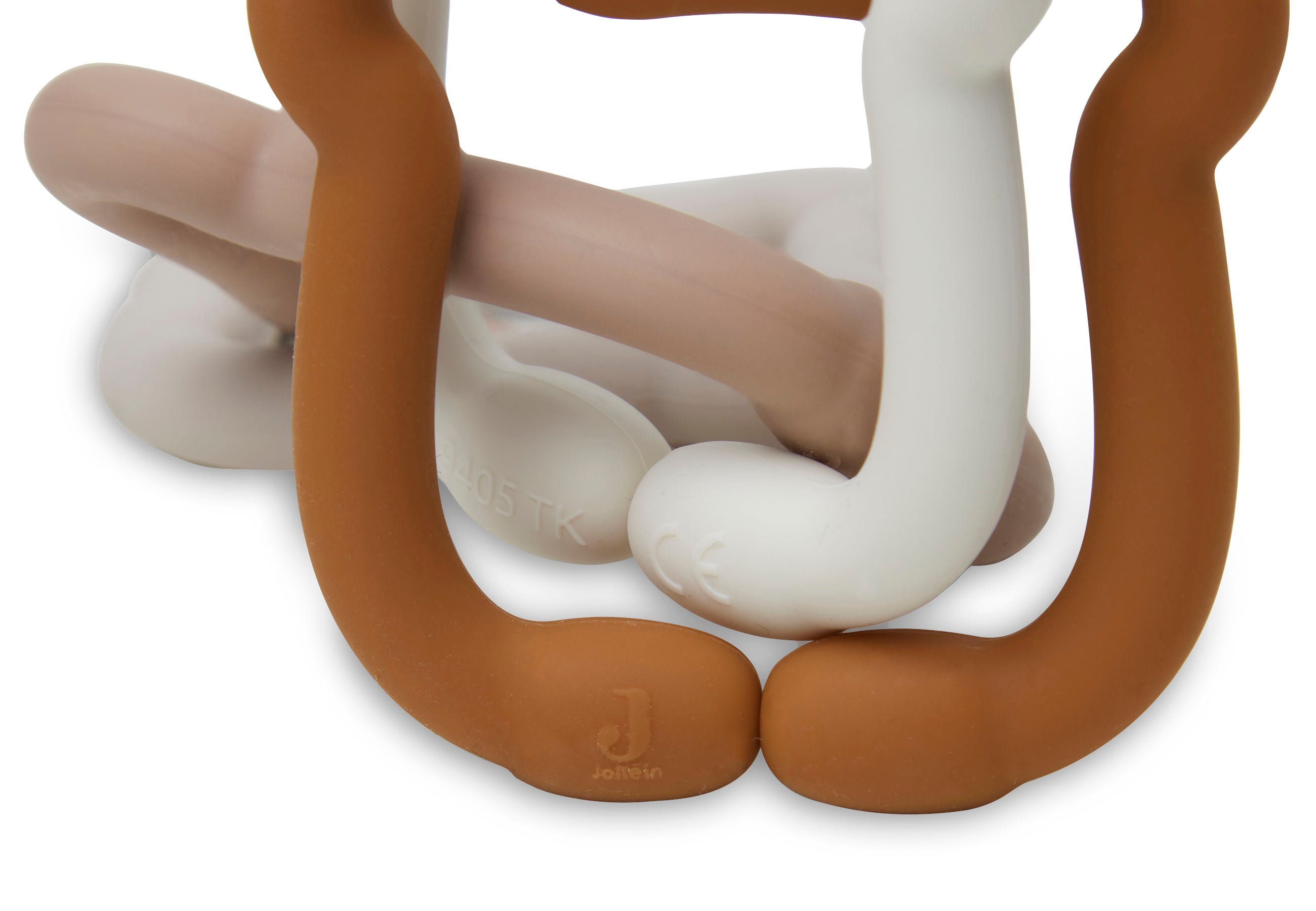 Jollein Jollein - Loops Toy Silicone - Teddy Bear - Pearls & Swines