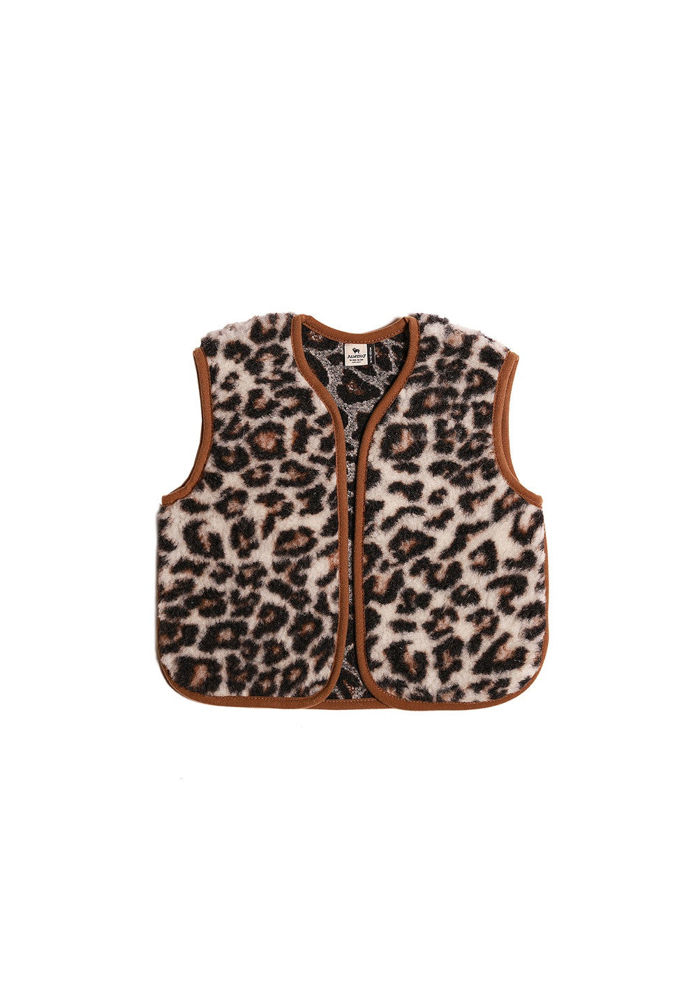 Alwero Alwero - Gilet Camino Junior - Leopard Light - Pearls & Swines