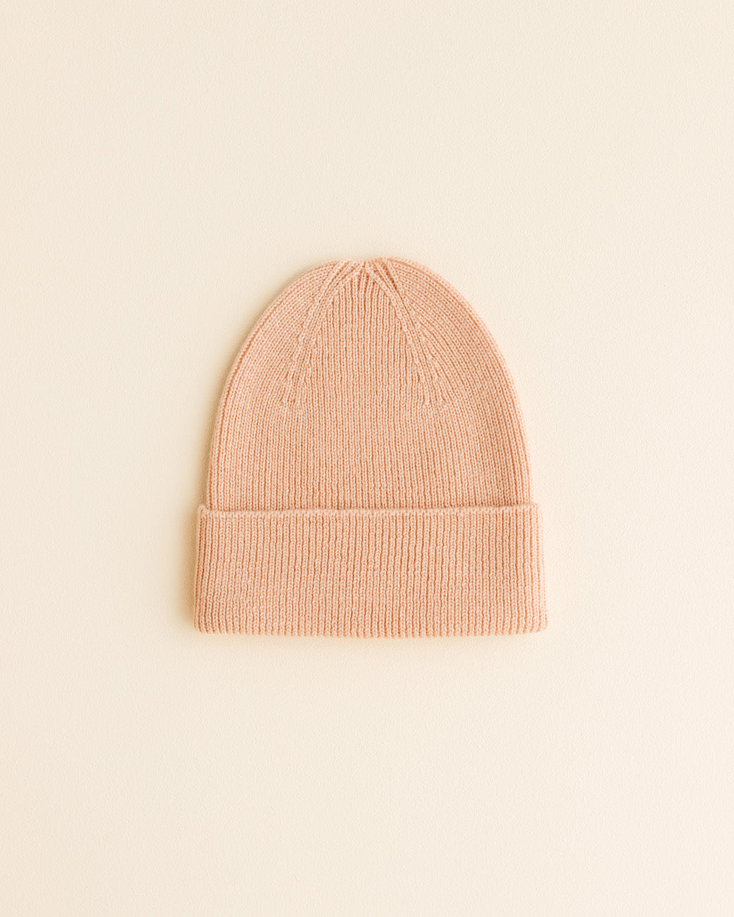 Hvid Hvid - Beanie Fonzie Newborn - Salmon - Pearls & Swines