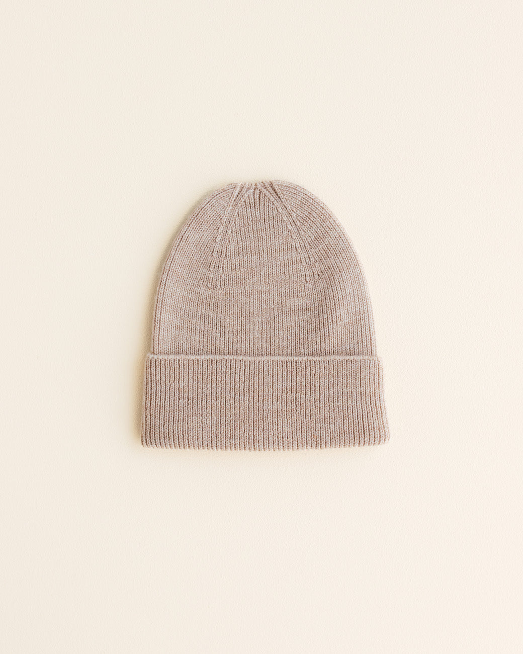 Hvid Hvid - Beanie Fonzie Newborn - Sand - Pearls & Swines