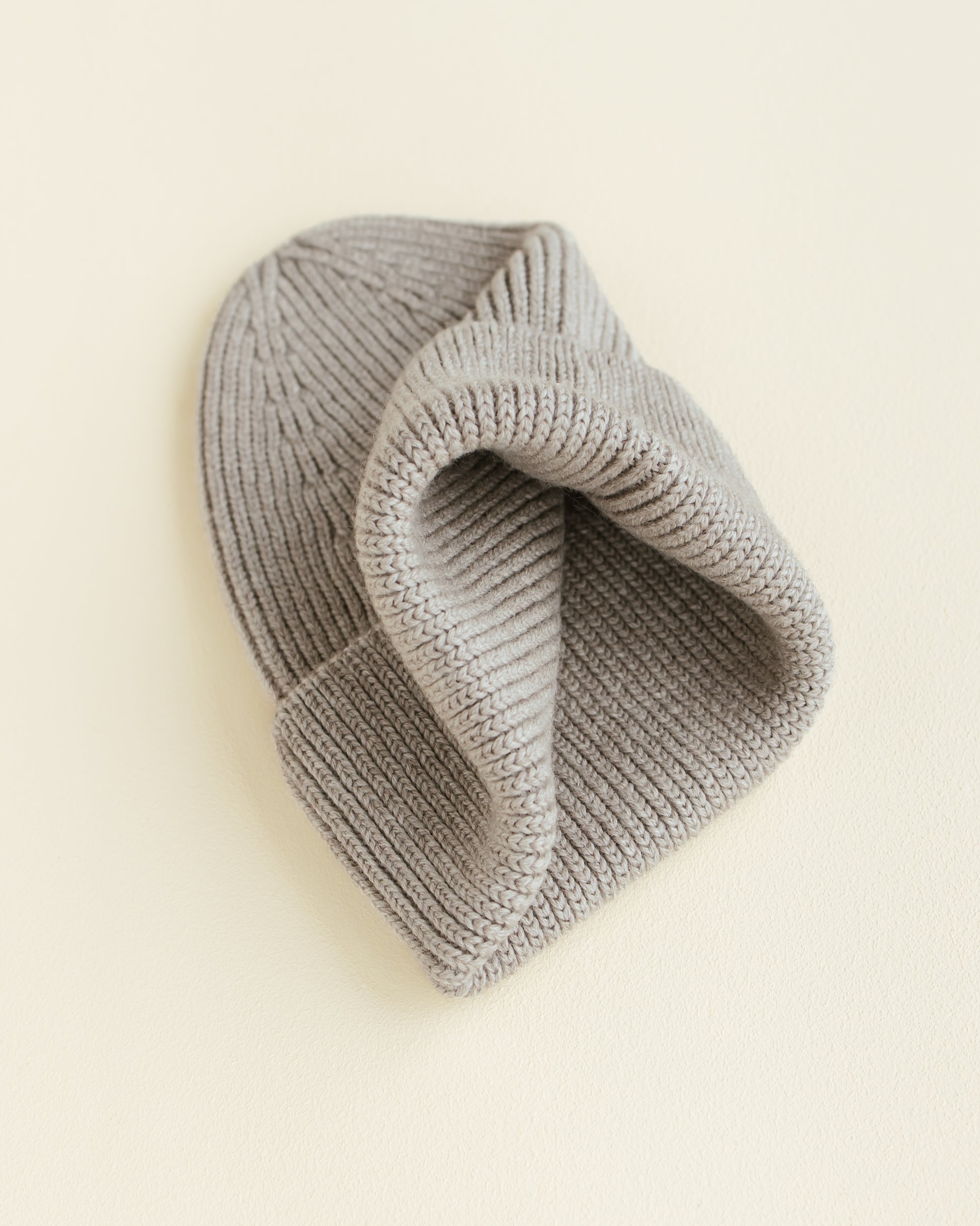 Hvid Hvid - Beanie Fonzie Newborn - Pebble - Pearls & Swines