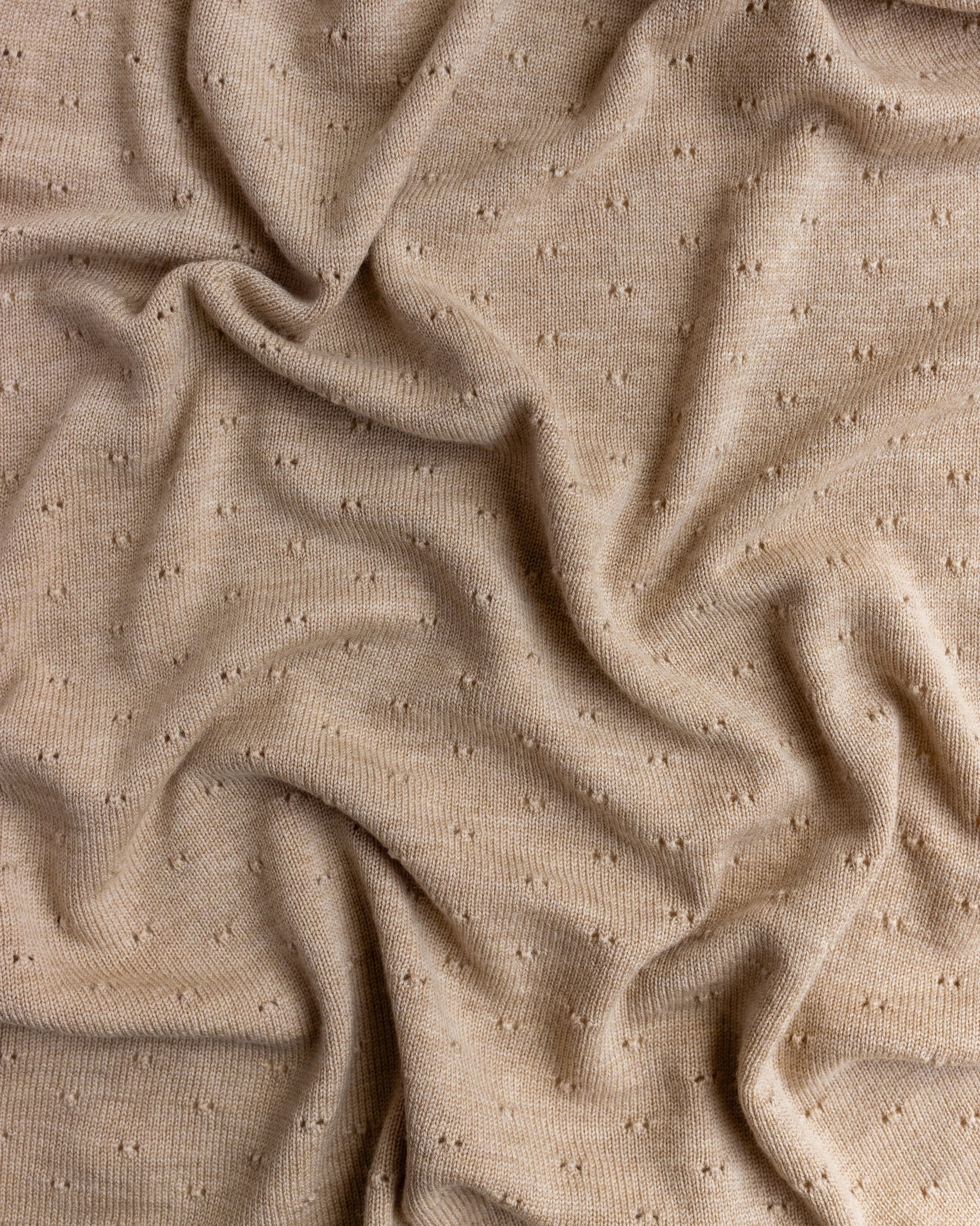 Hvid Hvid - Blanket Bibi - Sand - Pearls & Swines