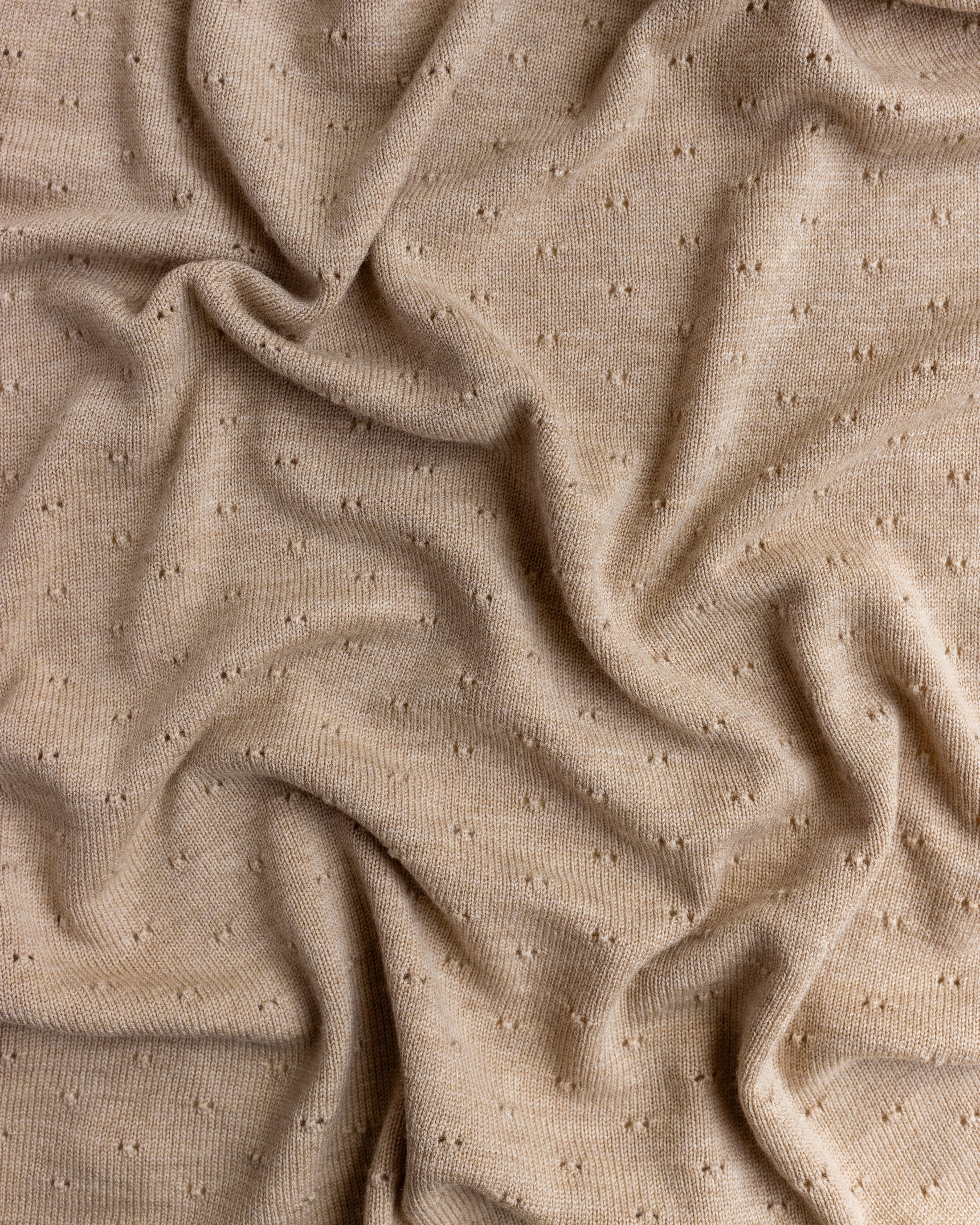 Hvid Hvid - Blanket Bibi - Sand - Pearls & Swines