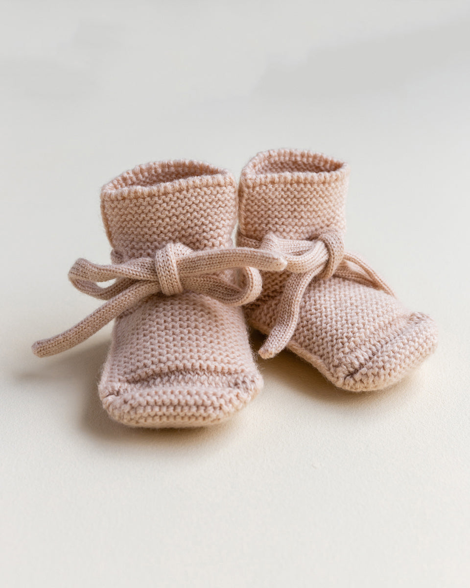 Hvid Hvid - Booties - Apricot - Pearls & Swines