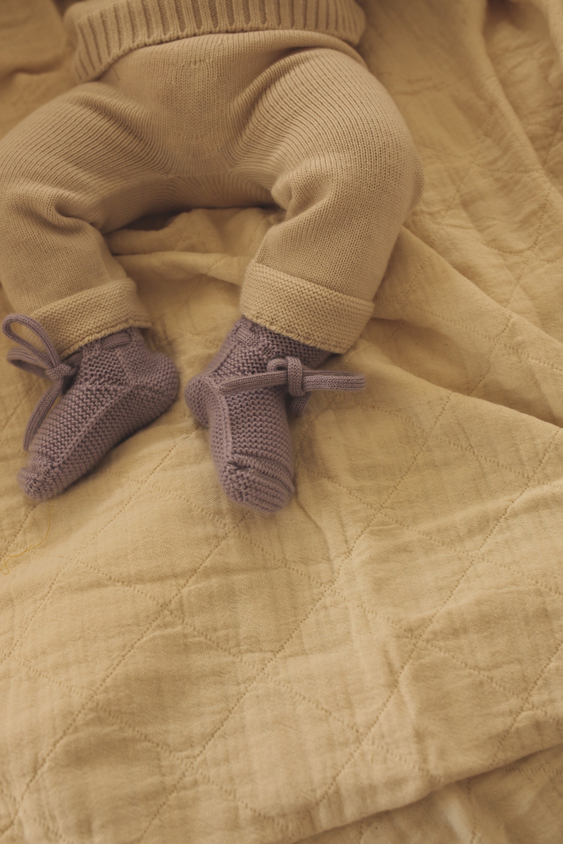 Hvid Hvid - Booties - Lilac - Pearls & Swines