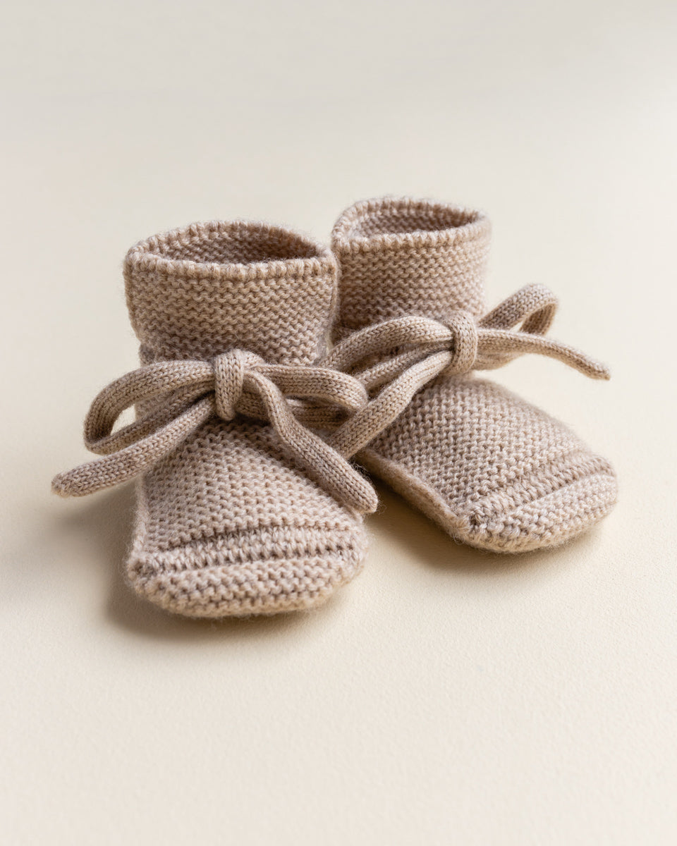 Hvid Hvid - Booties - Sand - Pearls & Swines