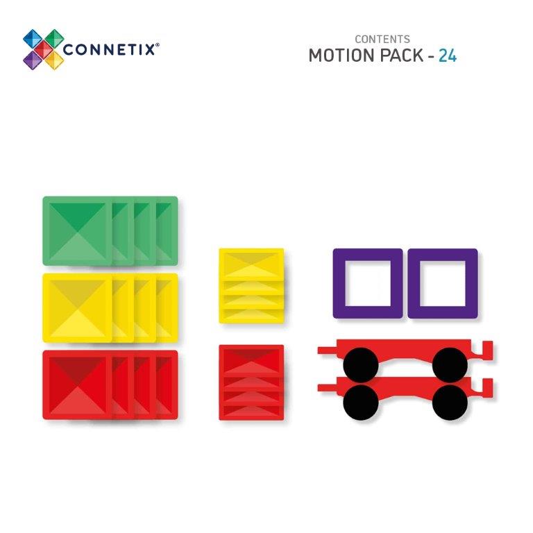 Connetix Tiles Connetix Tiles - Rainbow Motion - Pack 24 pc - Pearls & Swines