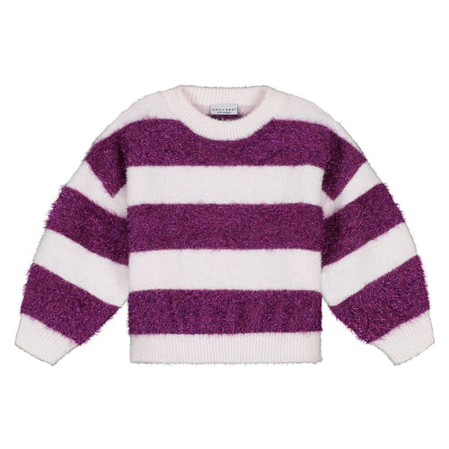 Daily Brat Daily Brat - Twinkle Striped Sweater - Glitterdust - Pearls & Swines
