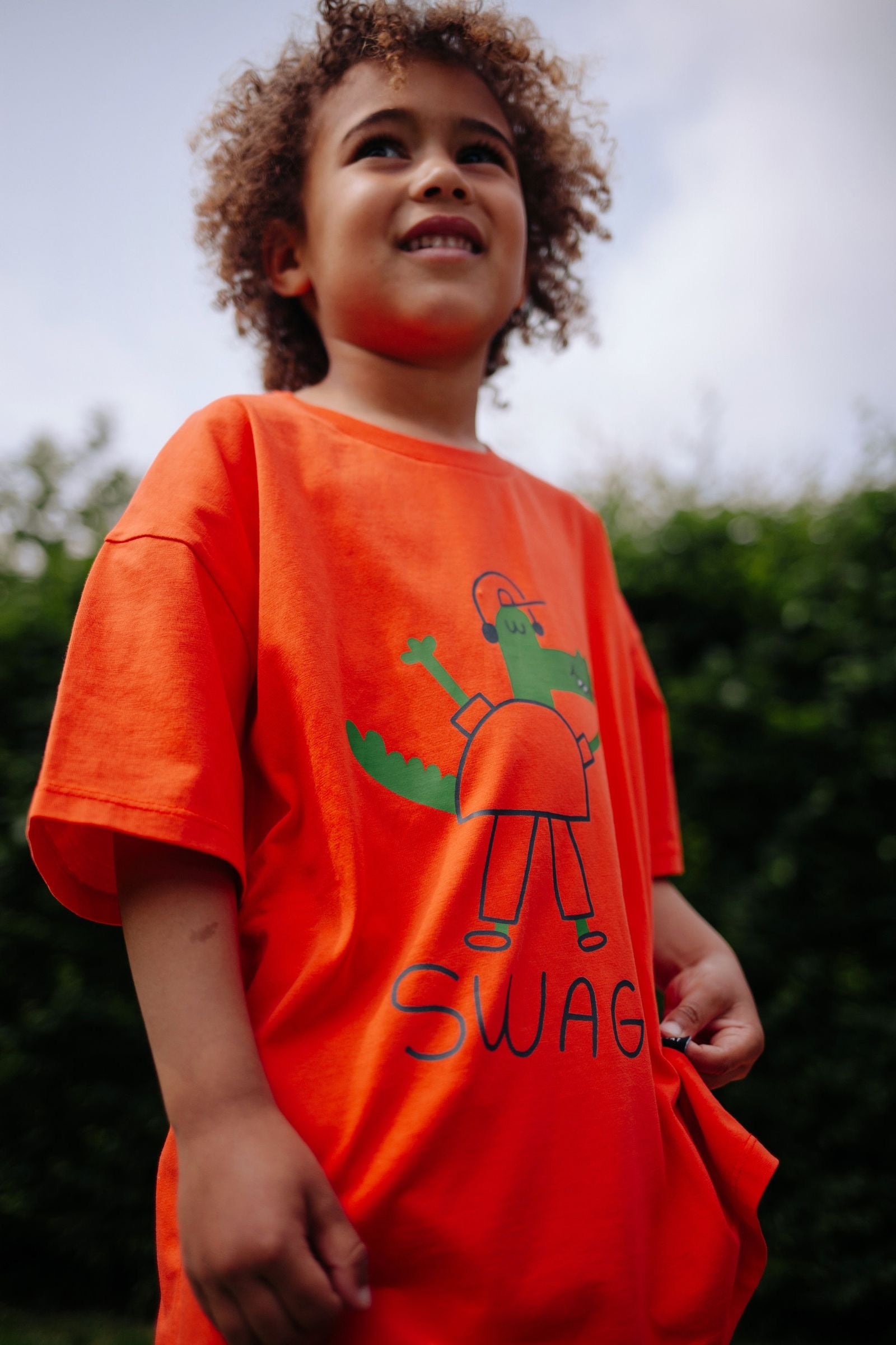 Daily Brat Daily Brat - Swag t-shirt Mandarin - Pearls & Swines