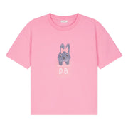 Daily Brat Daily Brat - Bunny t-shirt Pink Cosmos - Pearls & Swines