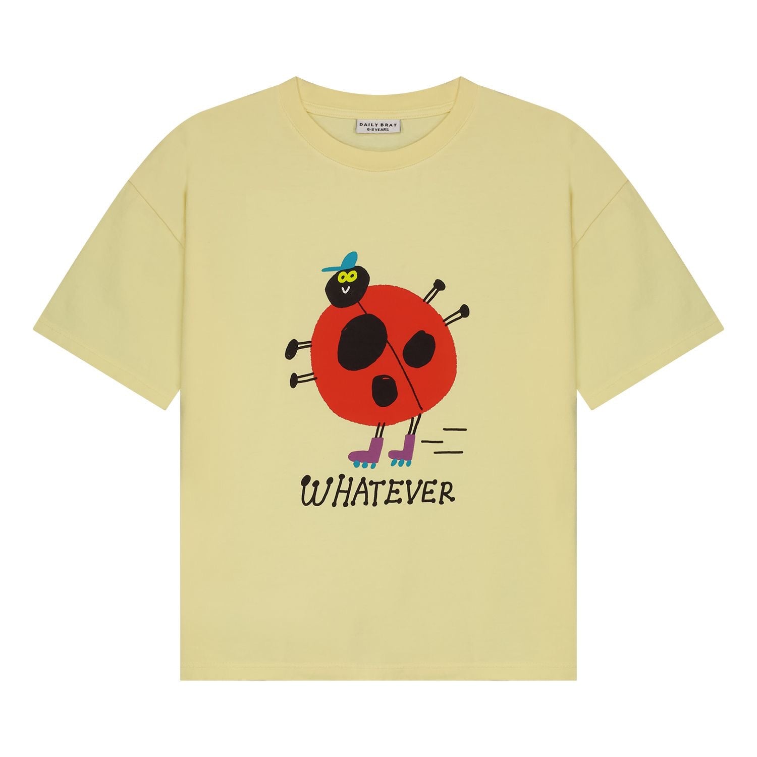 Daily Brat Daily Brat - What Ever t-shirt Pale Banana - Pearls & Swines