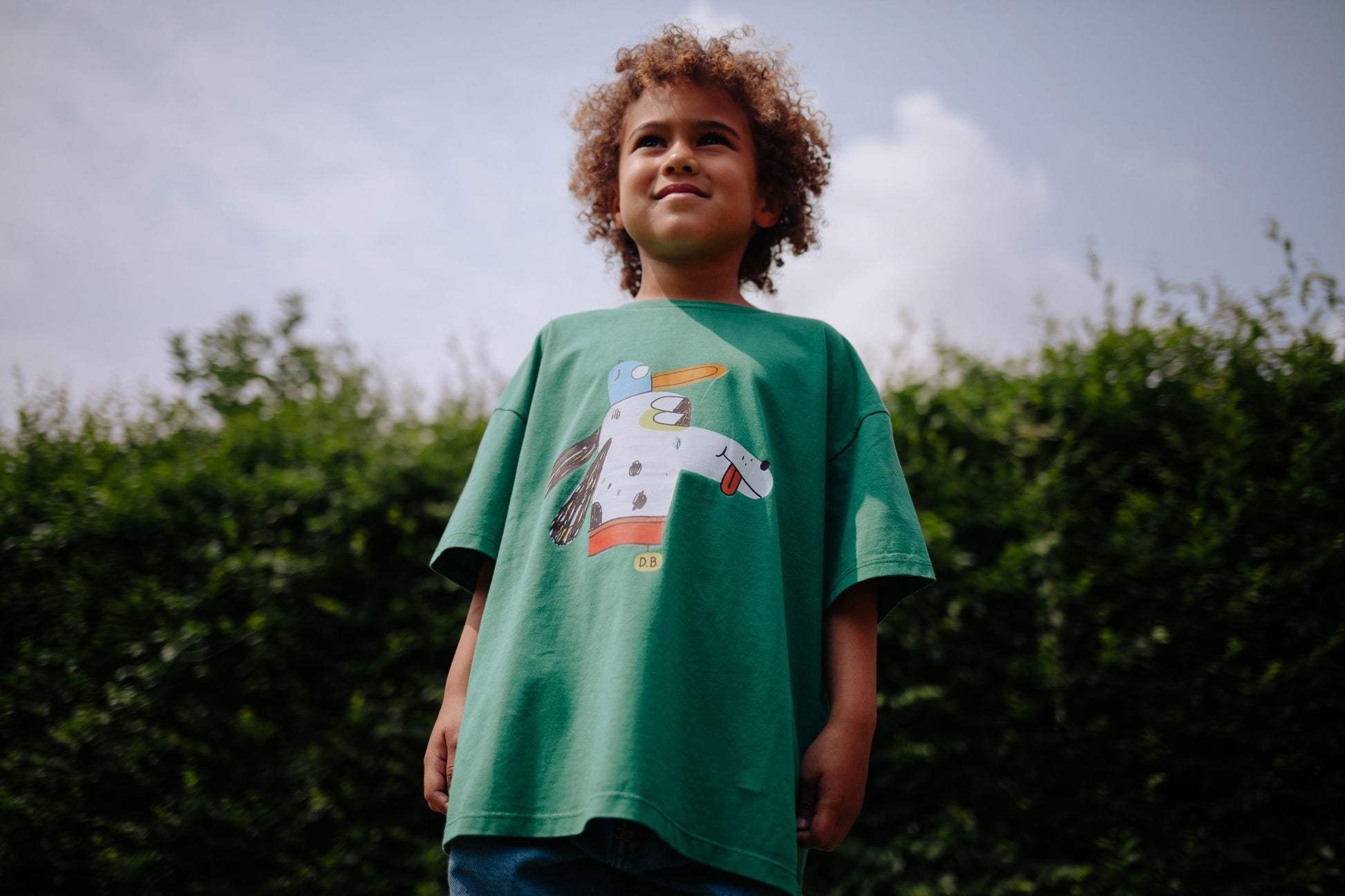 Daily Brat Daily Brat - Swanky t-shirt Summer Green - Pearls & Swines