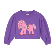 Collectie Sale - Daily Brat - Kitty Kaatje Sweater - Sky Line Sernade