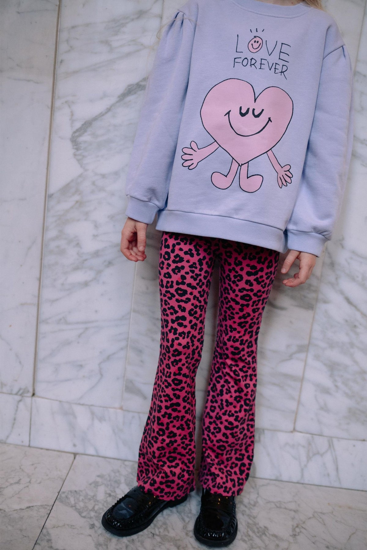 Daily Brat Daily Brat - Flared Pants - Sassy Leopard - Pearls & Swines